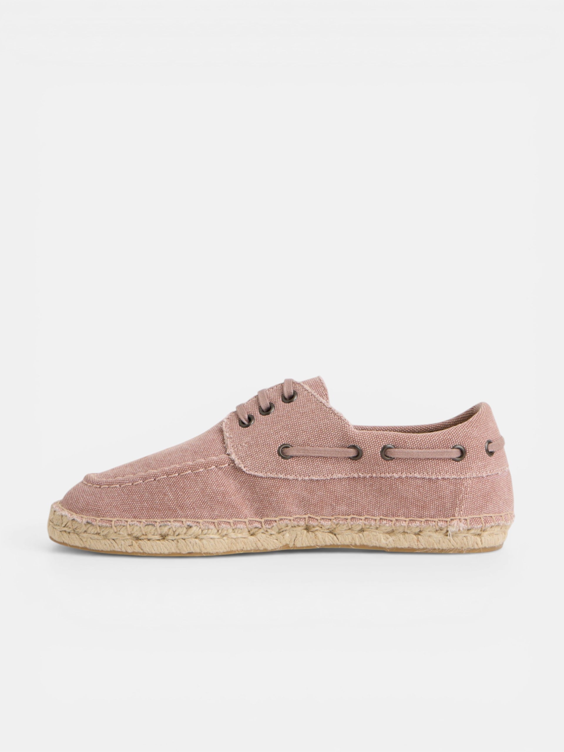 Brown nautical covered espadrille