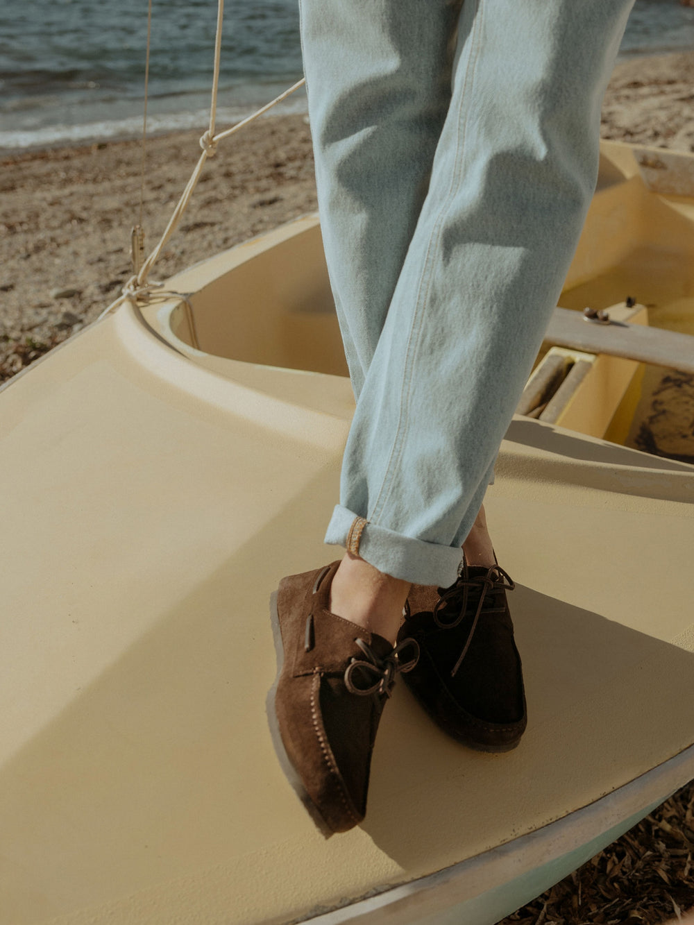 Zapato nautico cruise serraje marron