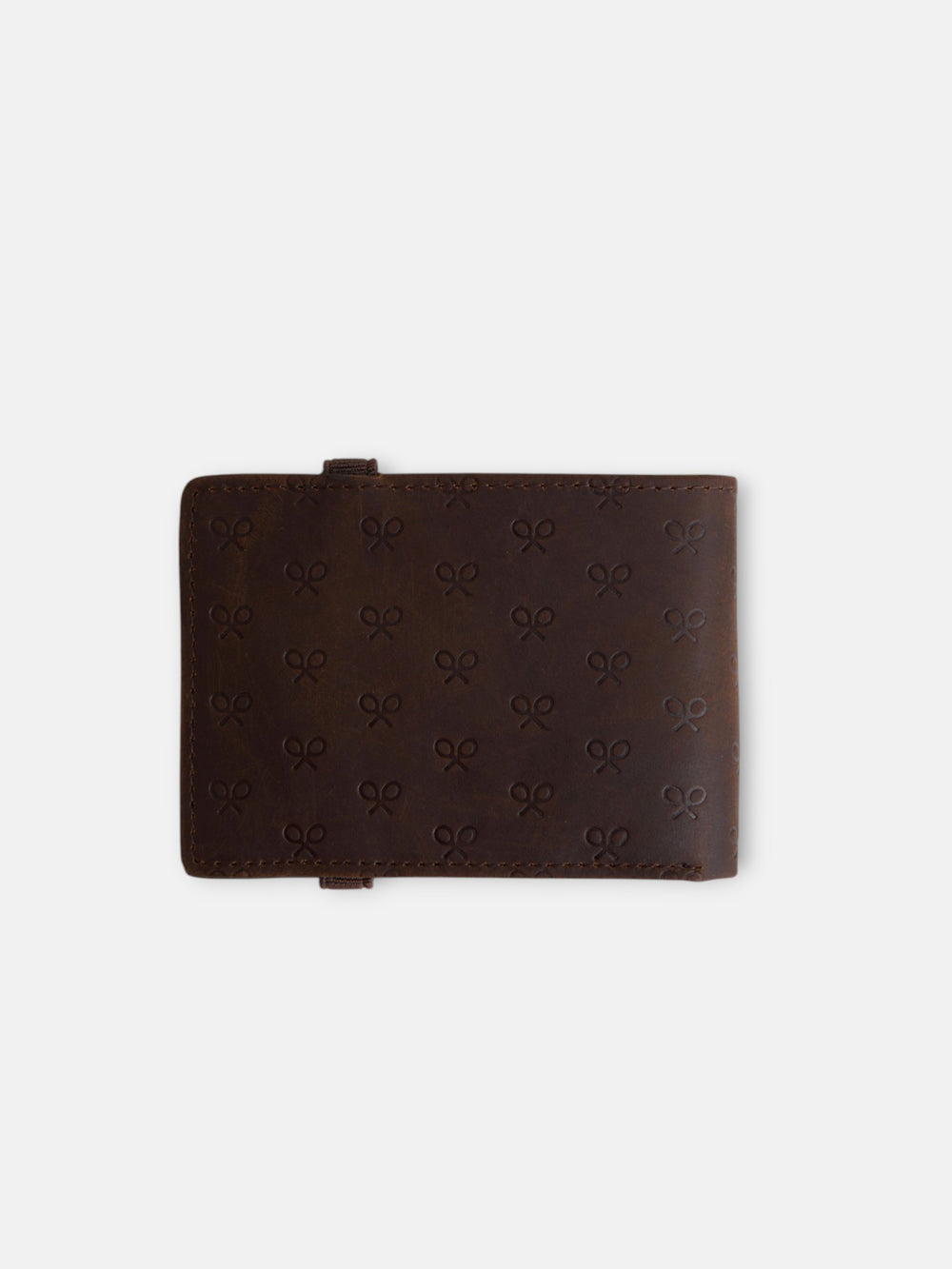 Cartera piel multiraquetas marron