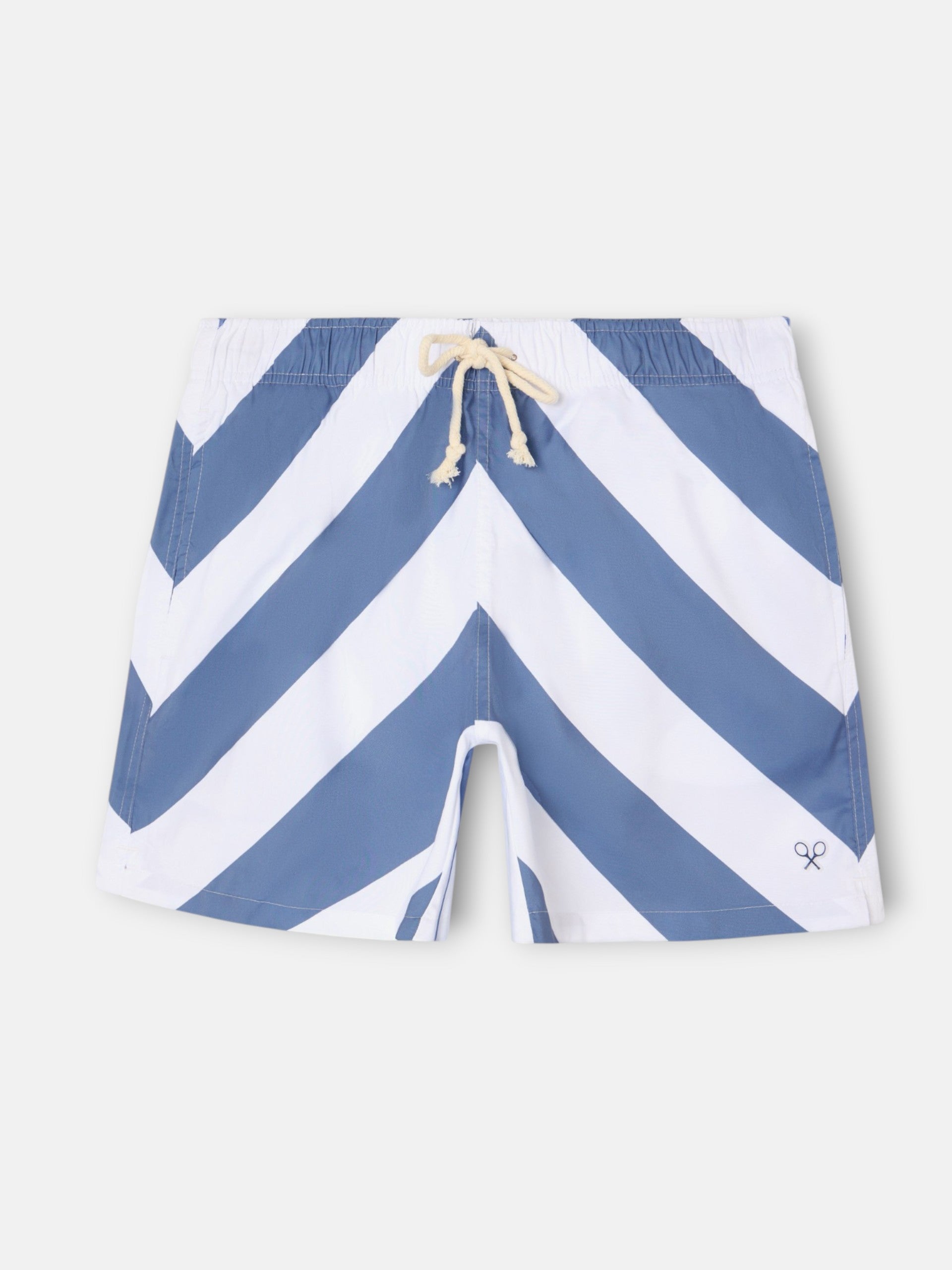Maillot de bain à rayures bleues