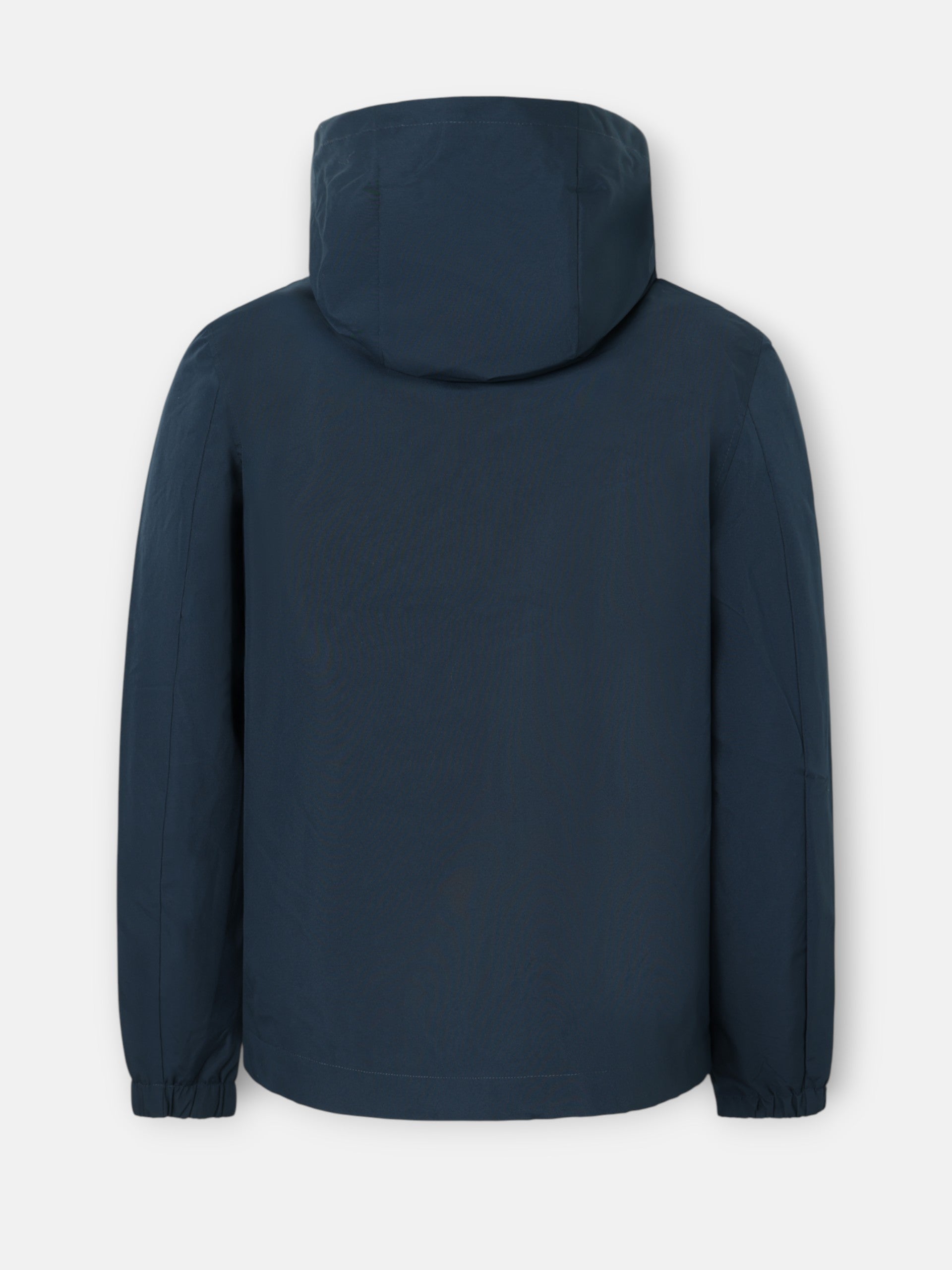 Coupe-vent technique à capuche bleu marine