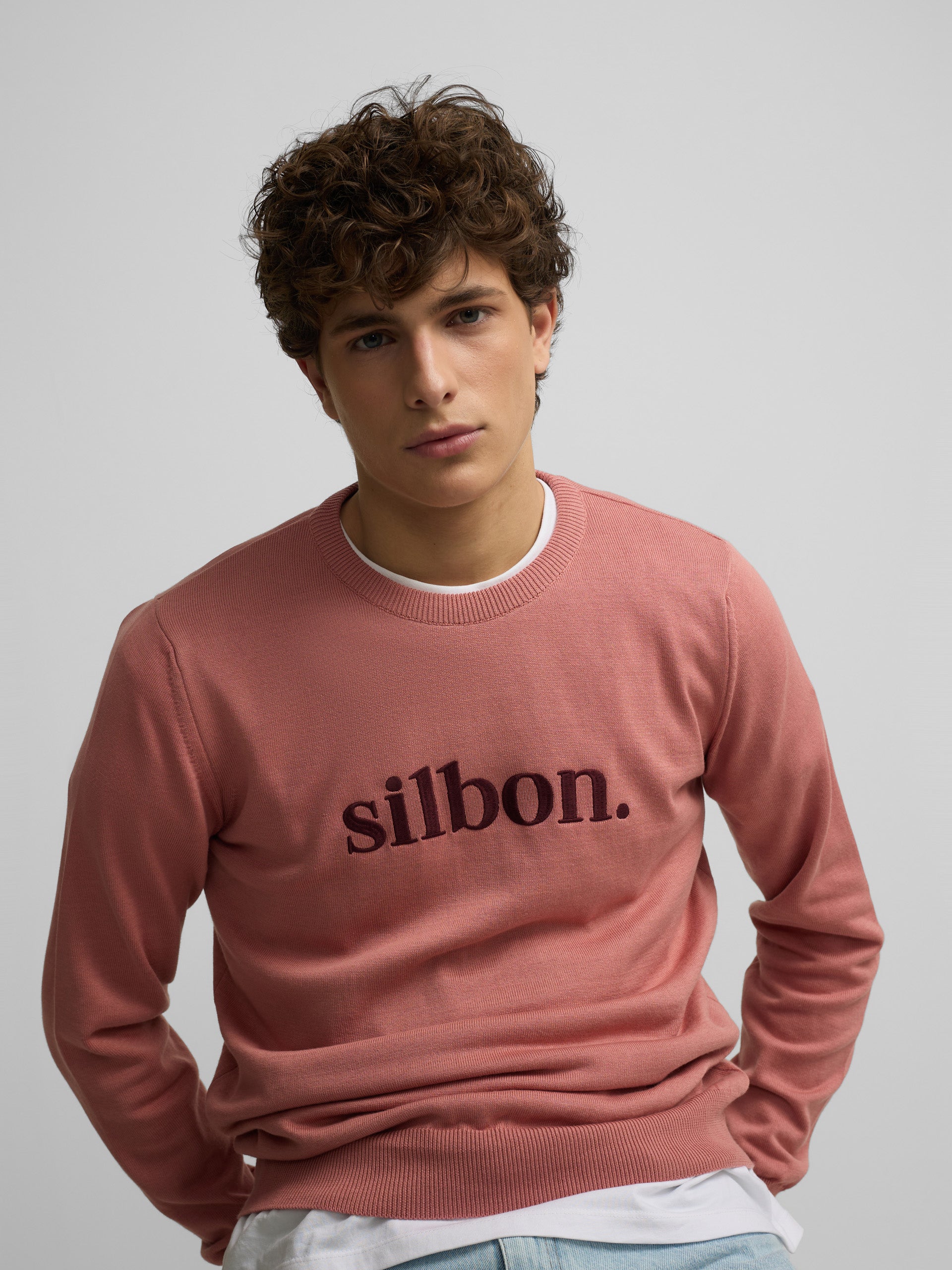 Jersey Silbon medio coral
