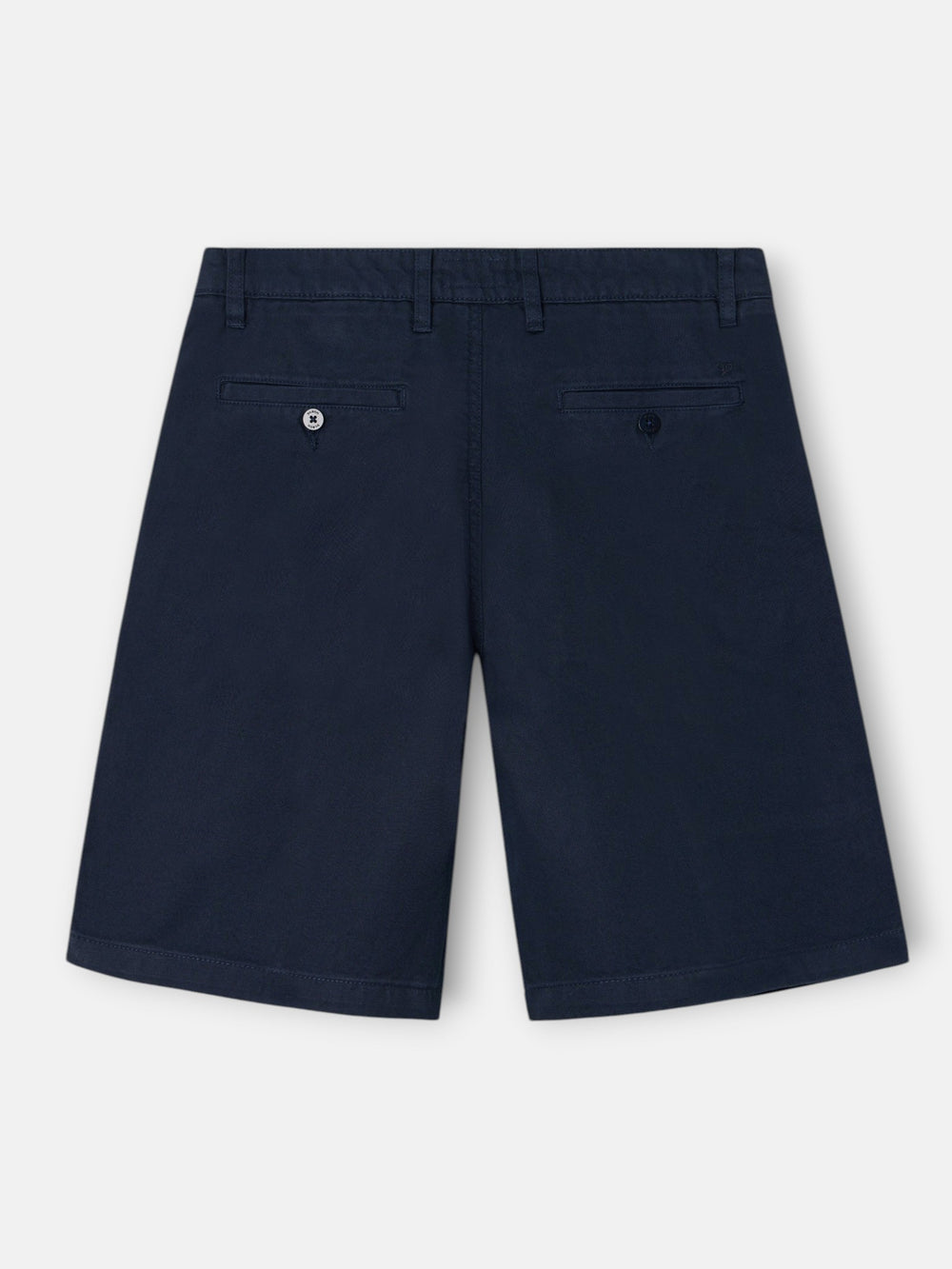 Navy blue pocket Bermuda shorts