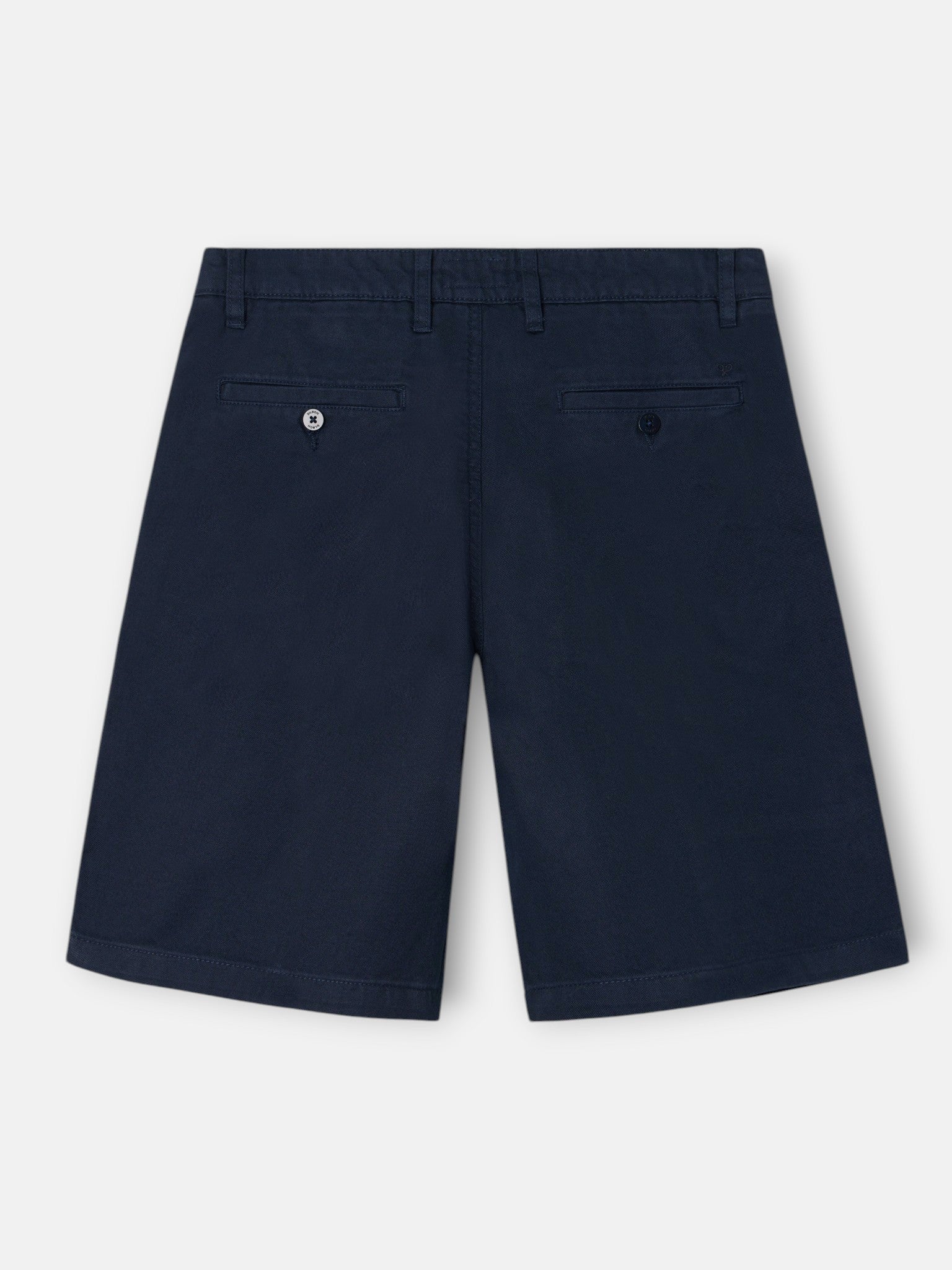 Navy blue pocket Bermuda shorts