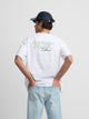 T-shirt coupe décontractée plans de surf blanc