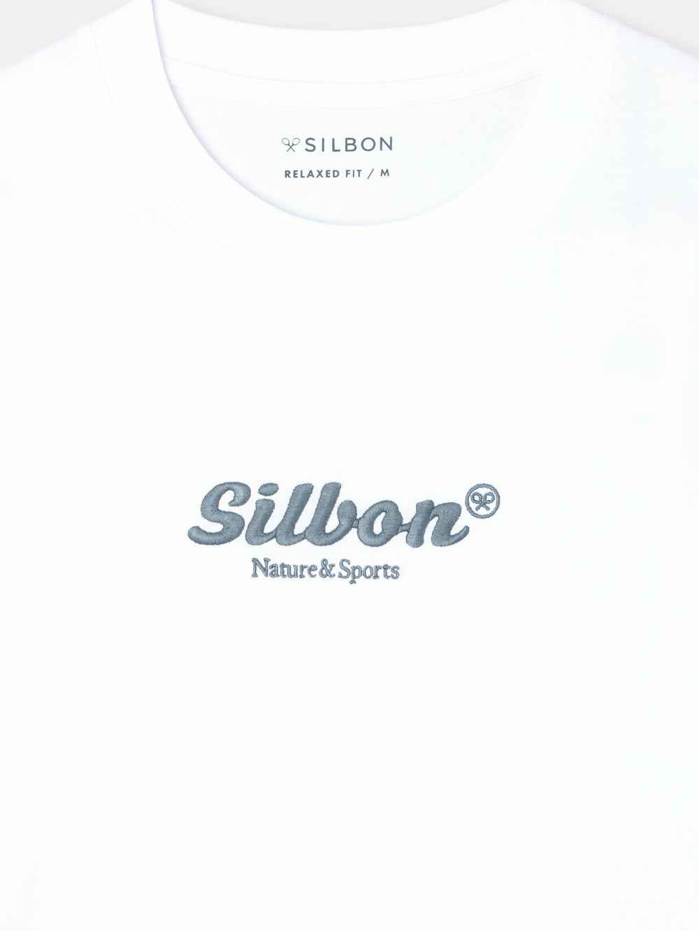 T-shirt Silbon nature blanc