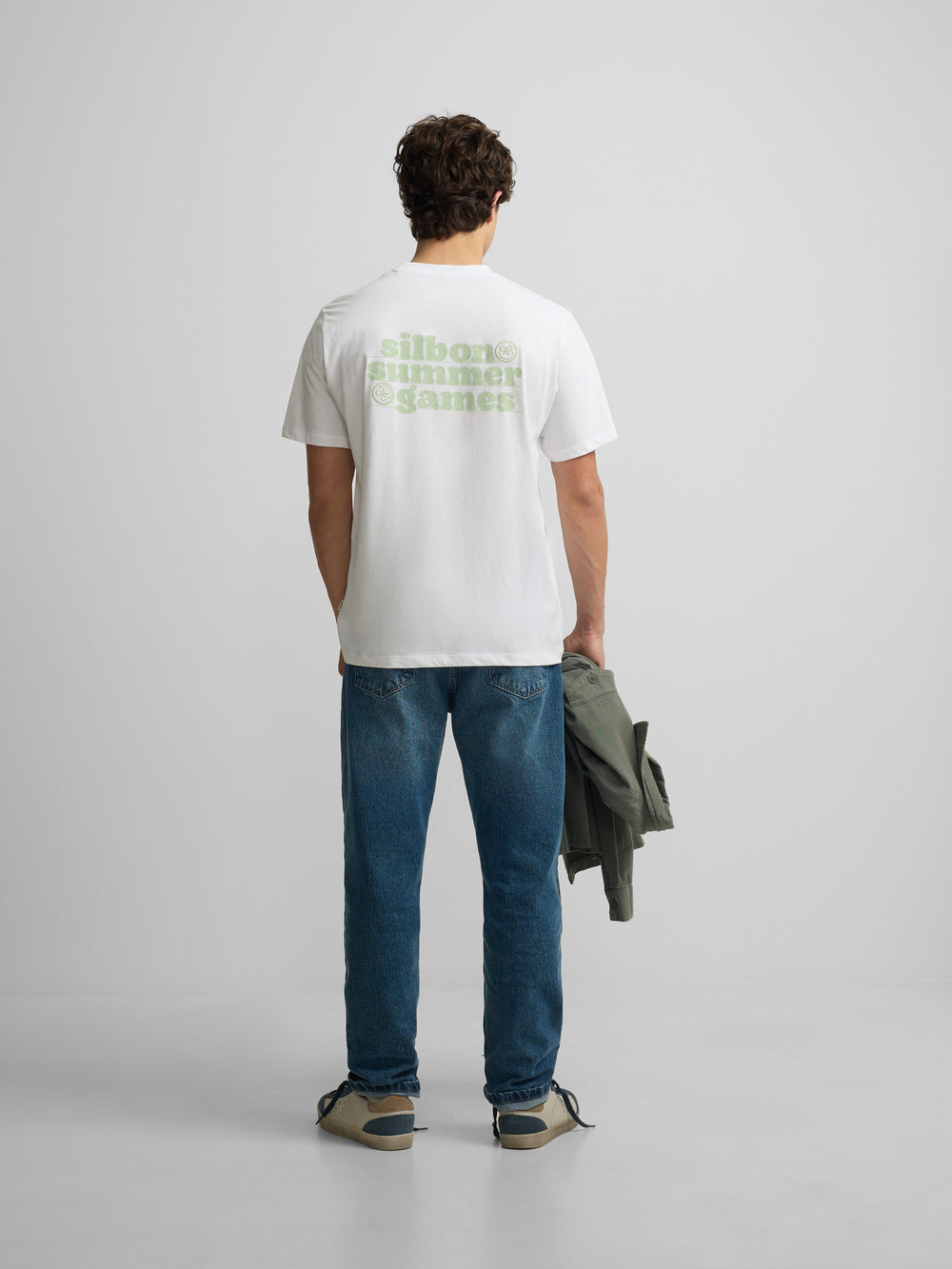 T-shirt summer games branco