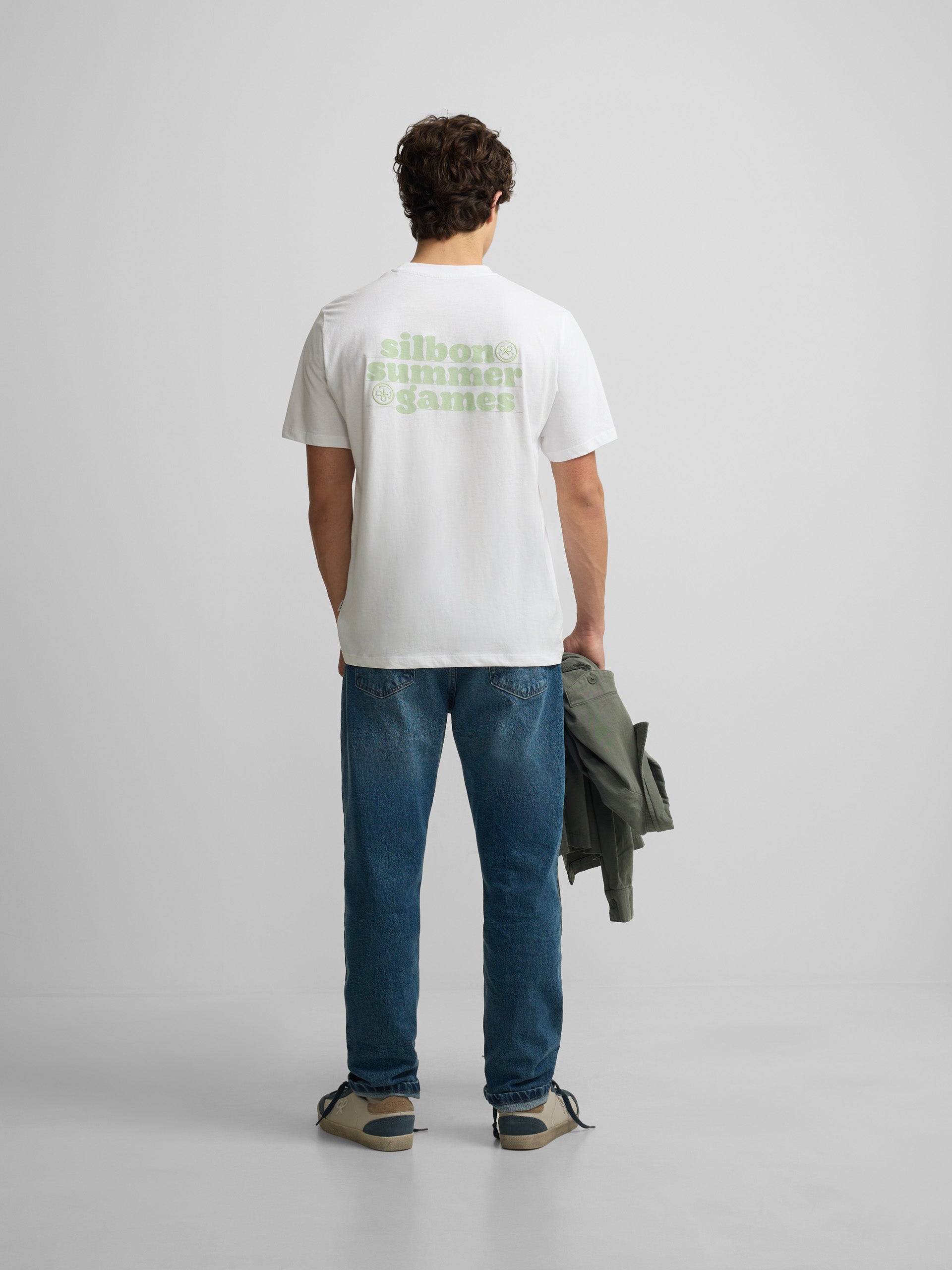 T-shirt summer games blanc