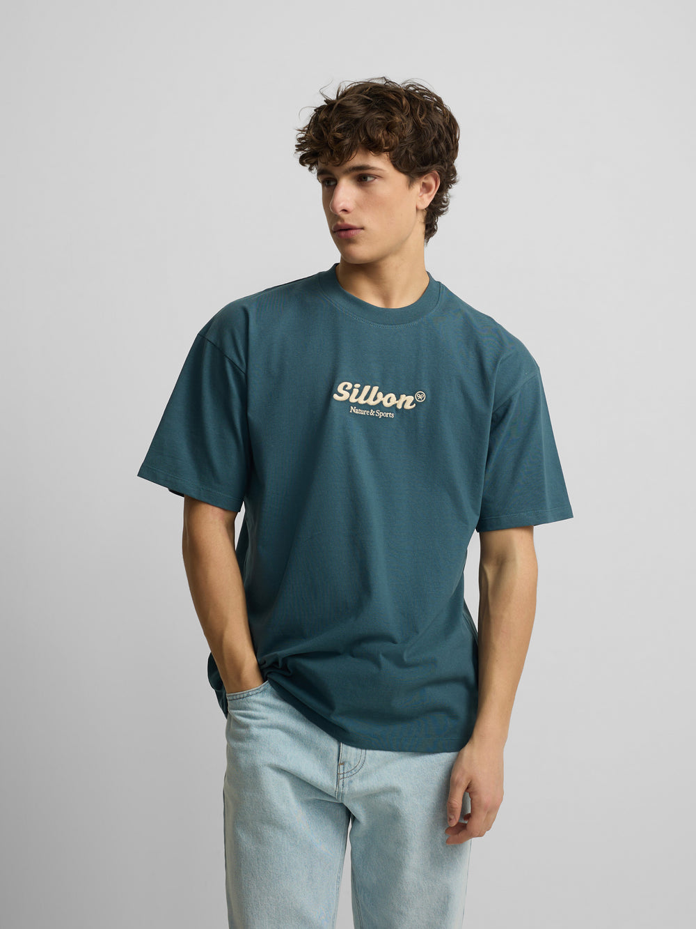 Camiseta Silbon nature petroleo