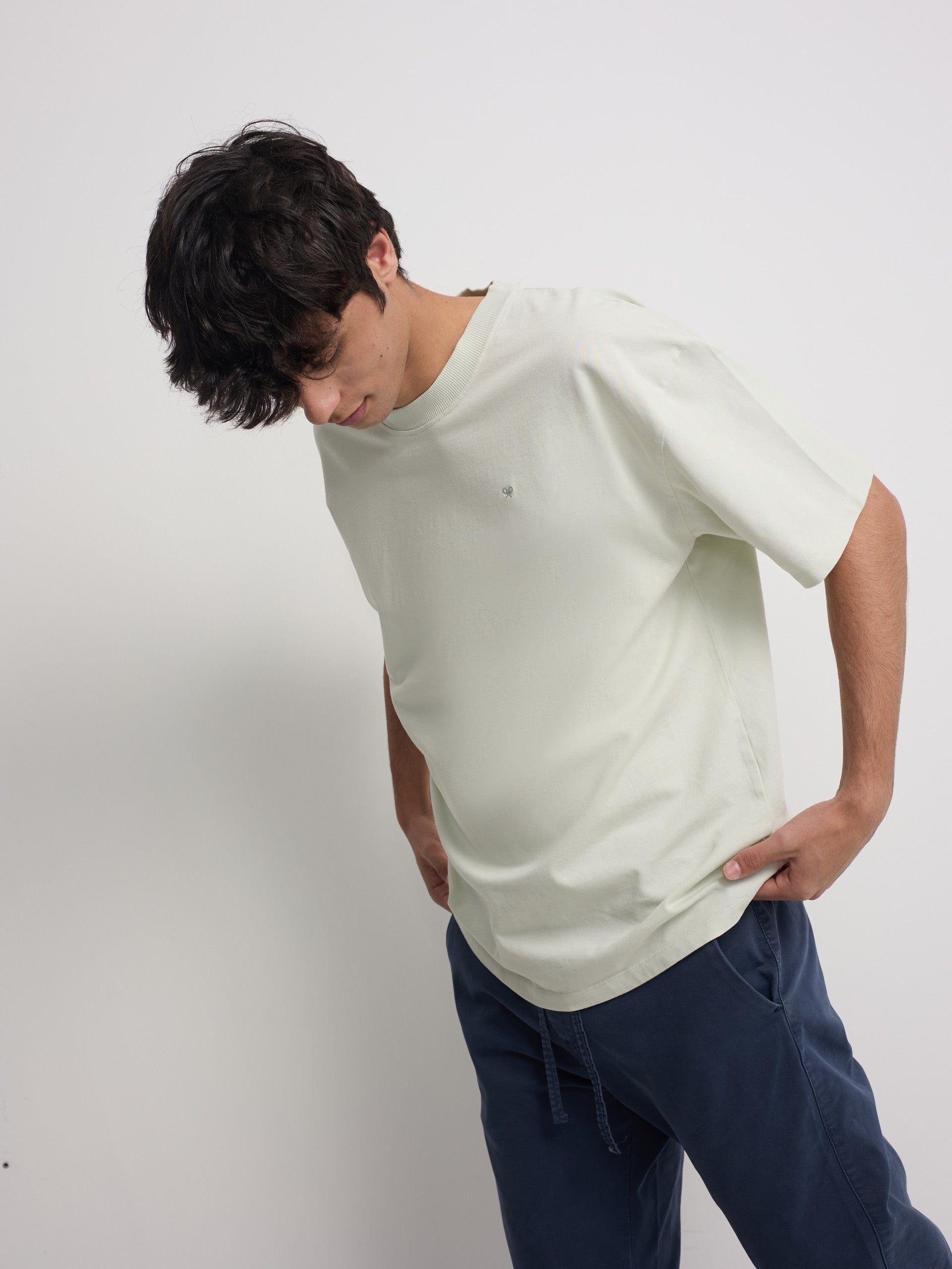 T-shirt relaxed fit planos de surf verde claro