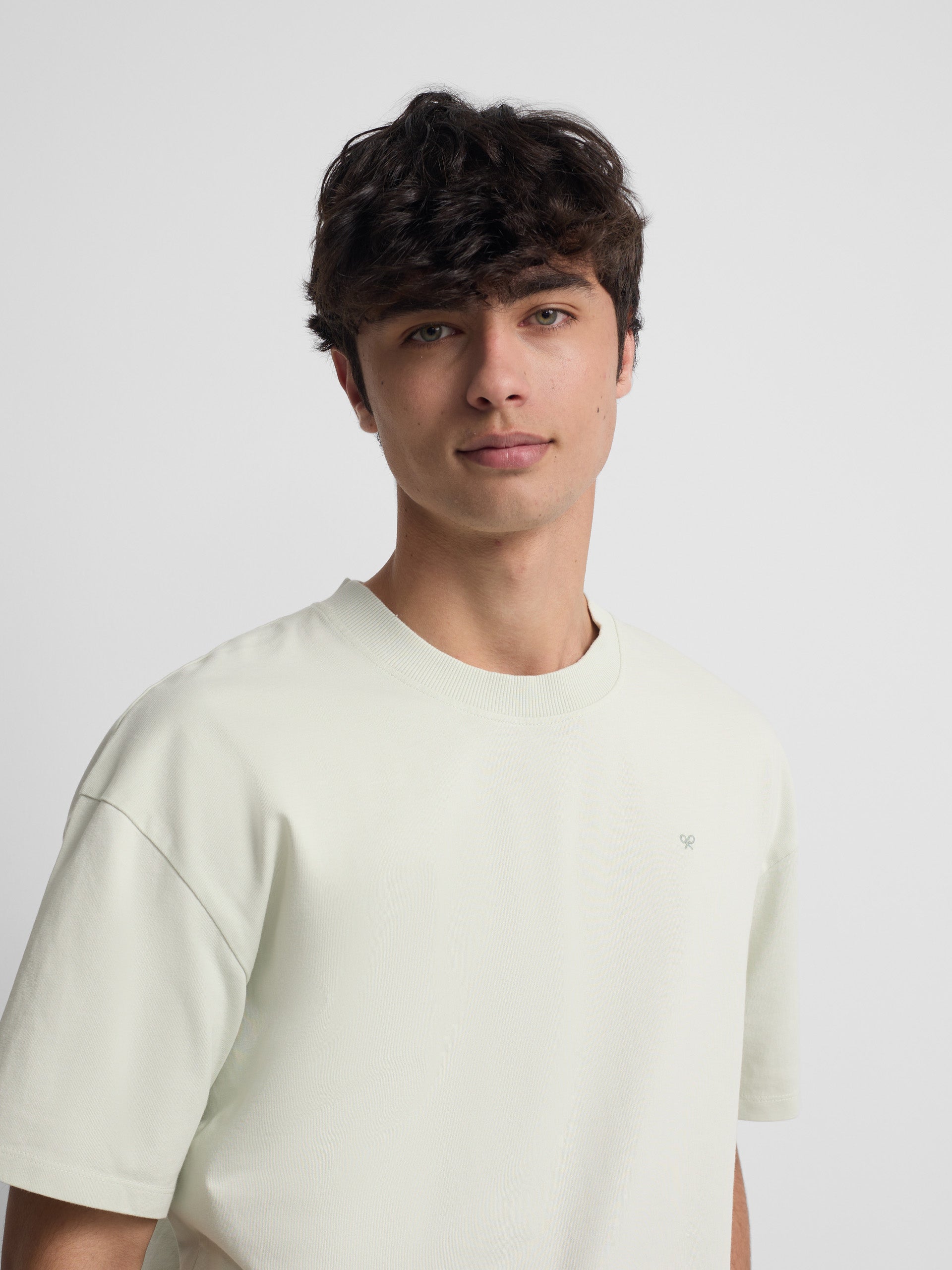 T-shirt relaxed fit planos de surf verde claro