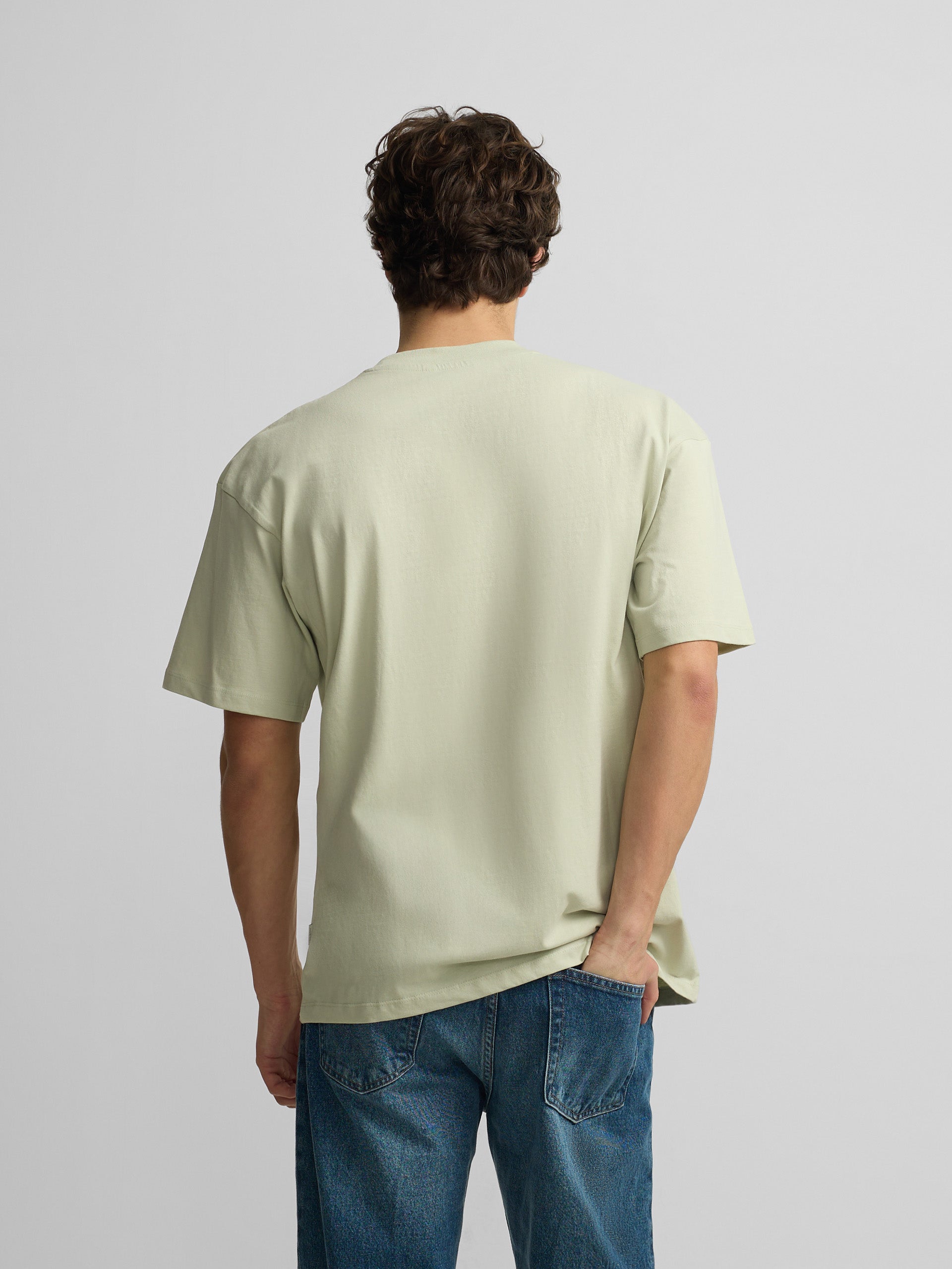 T-shirt coupe décontractée slbn cross vert clair