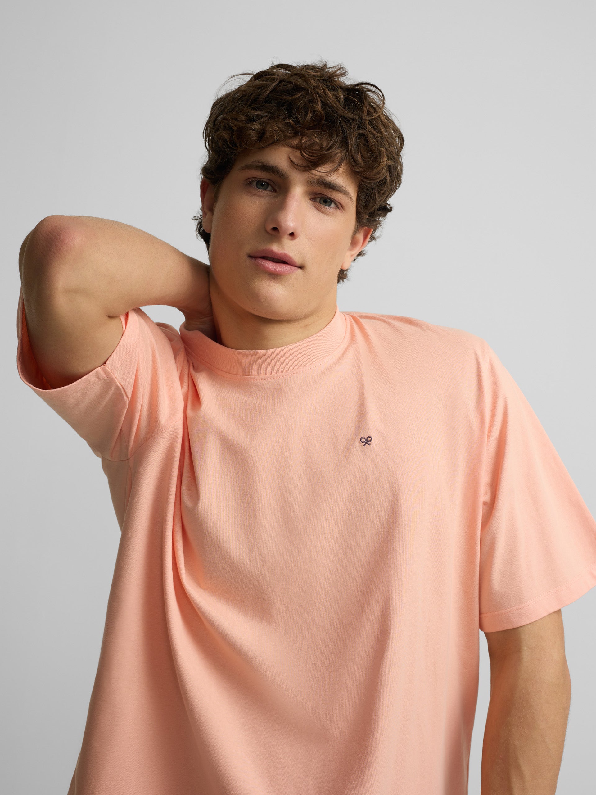 Camiseta special fit Silbon sunset party coral