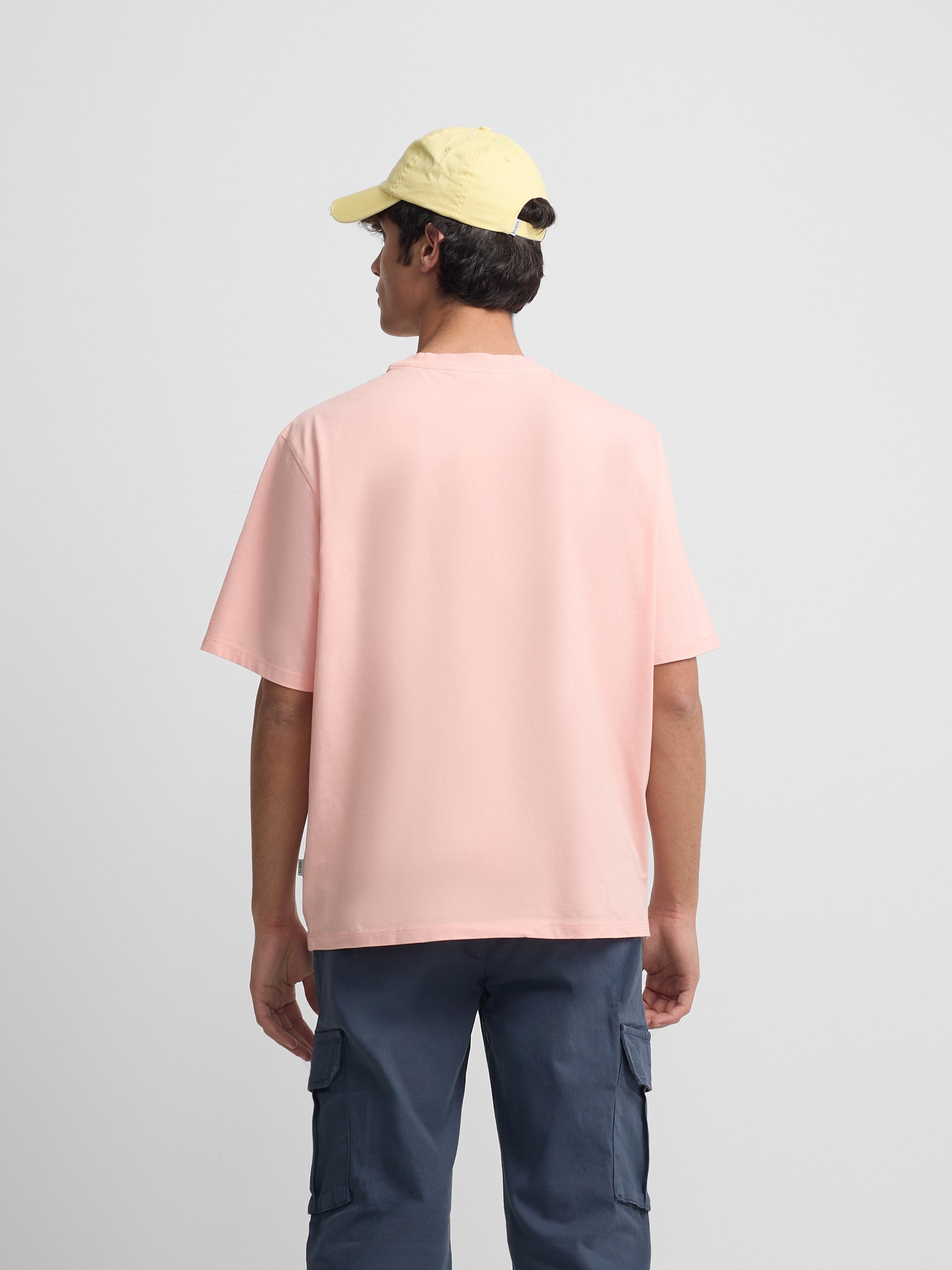 T-shirt coupe spéciale minilogo patch corail