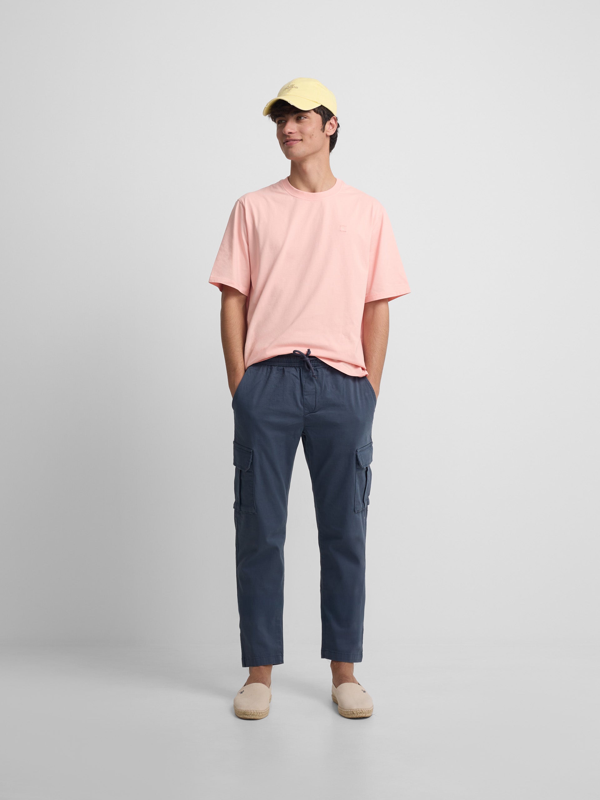 T-shirt coupe spéciale minilogo patch corail