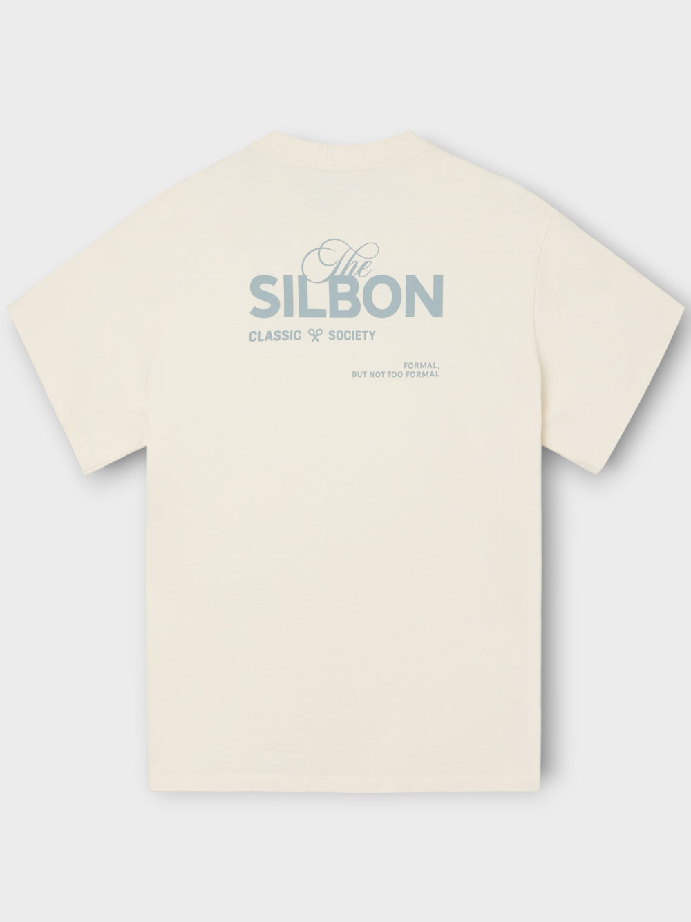 T-shirt coupe spéciale Silbon classic society crème