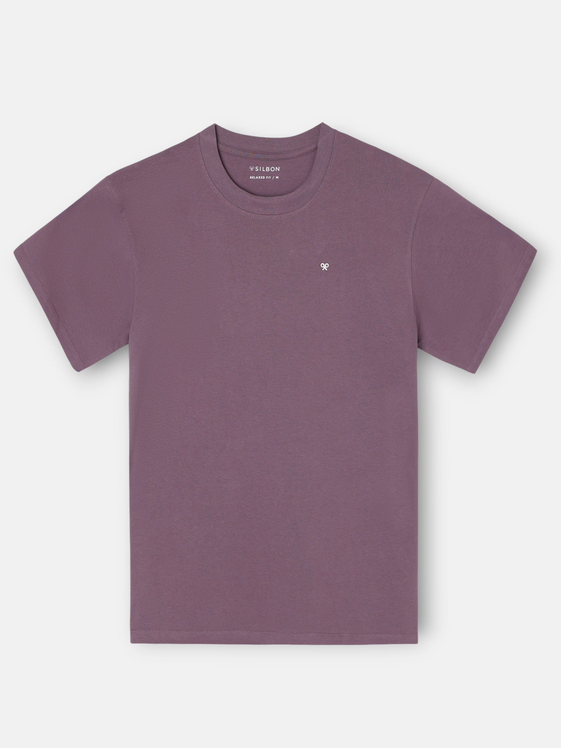 Camiseta relaxed fit Silbon vacation roxa