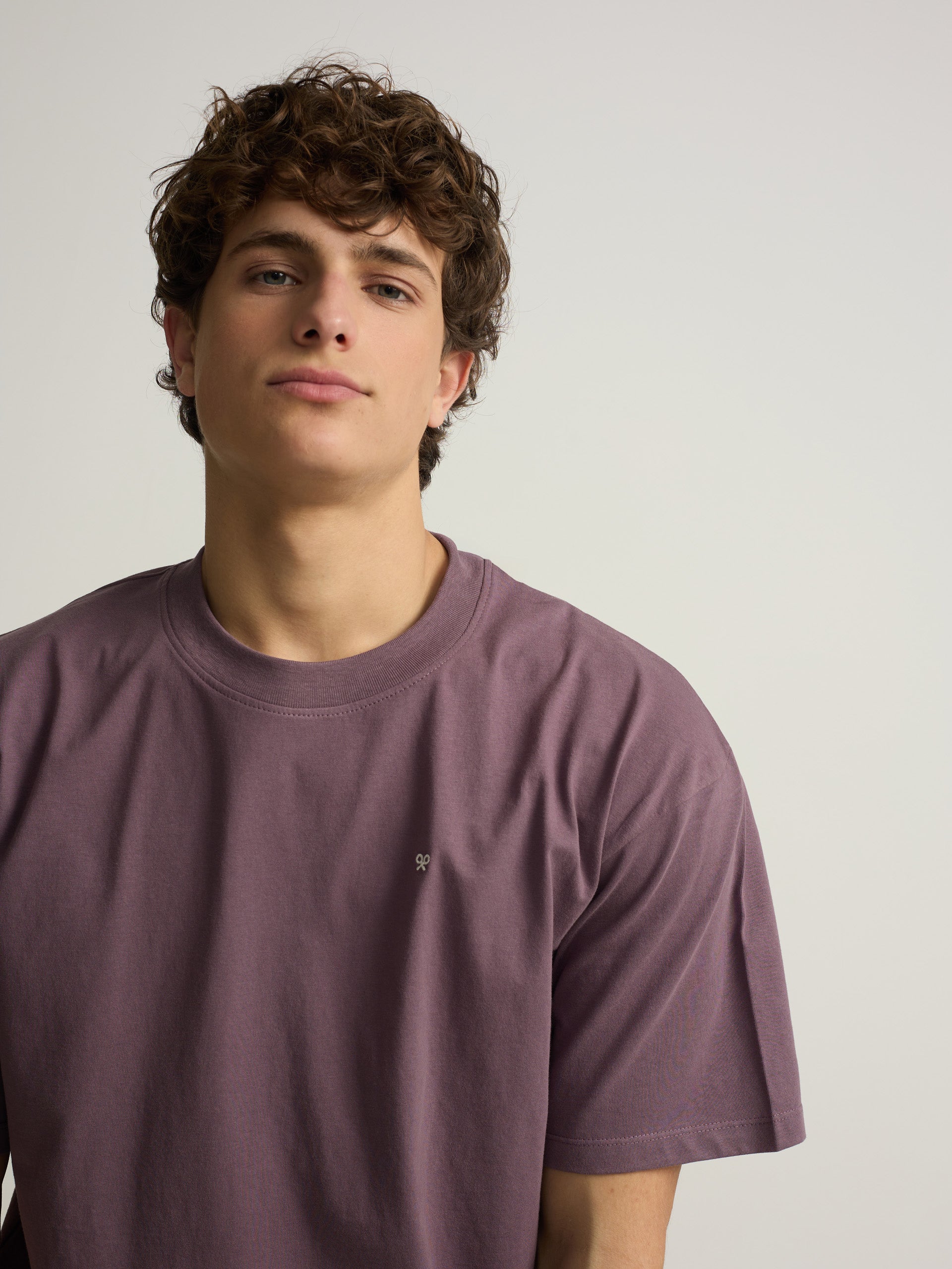 Camiseta relaxed fit Silbon vacation roxa