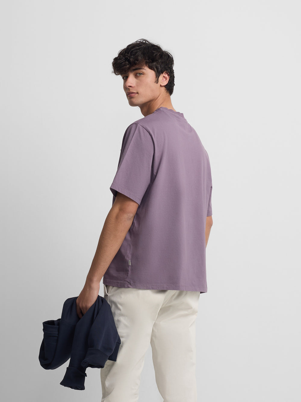 Camisola special fit minilogo emblema roxo