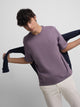 Camisola special fit minilogo emblema roxo