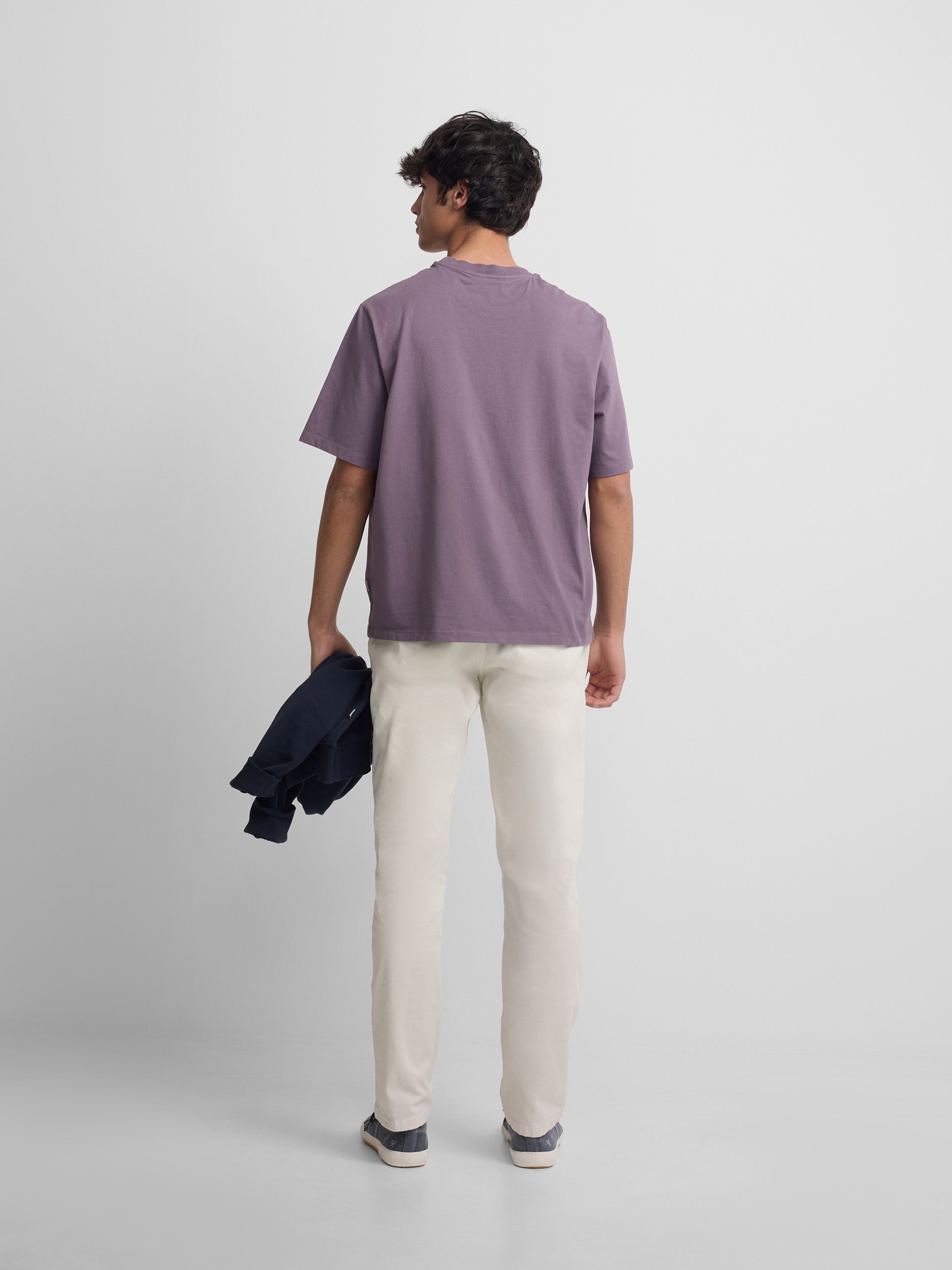 Camisola special fit minilogo emblema roxo