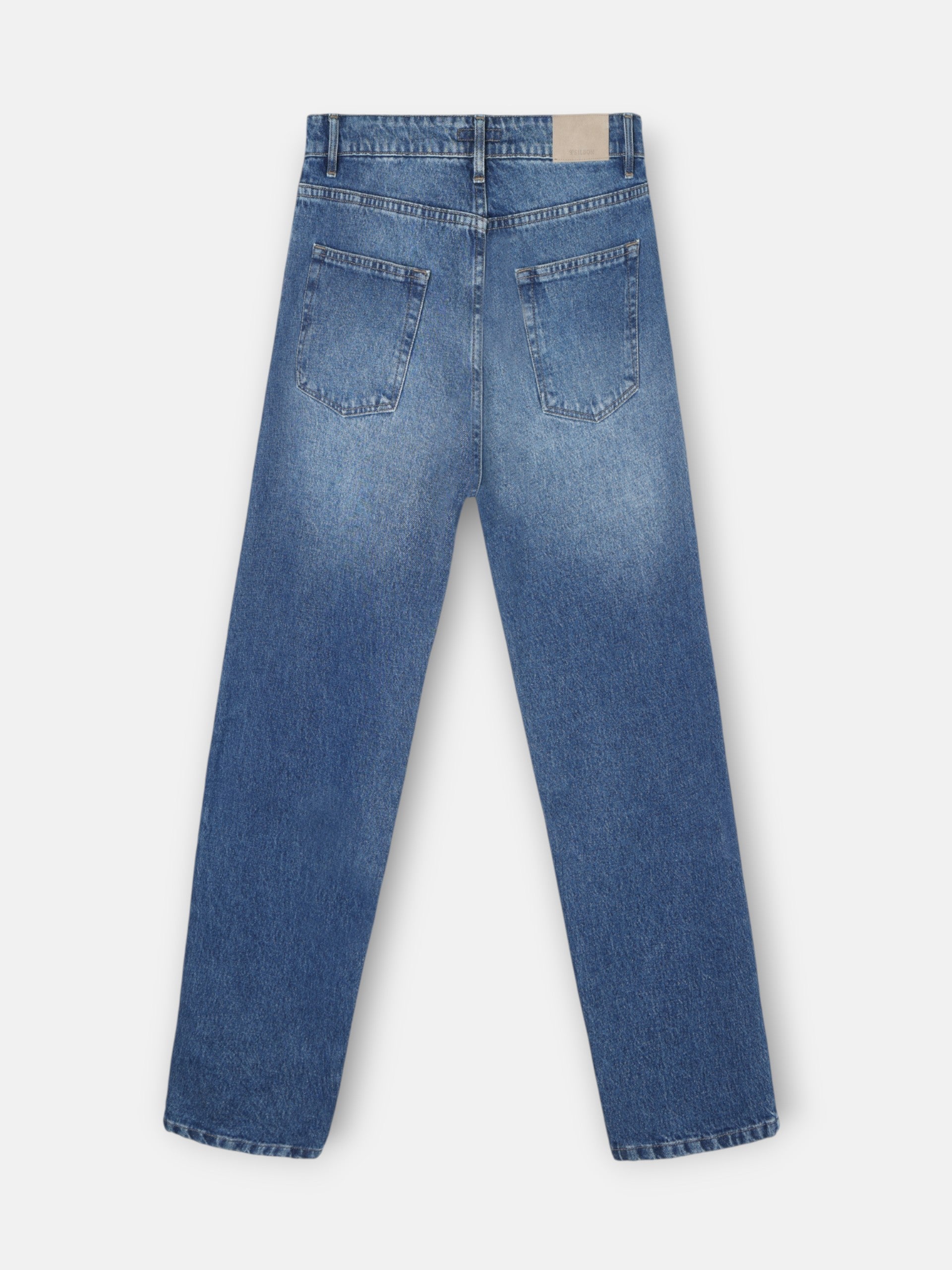 Pantalon sport denim tapered azul oscuro