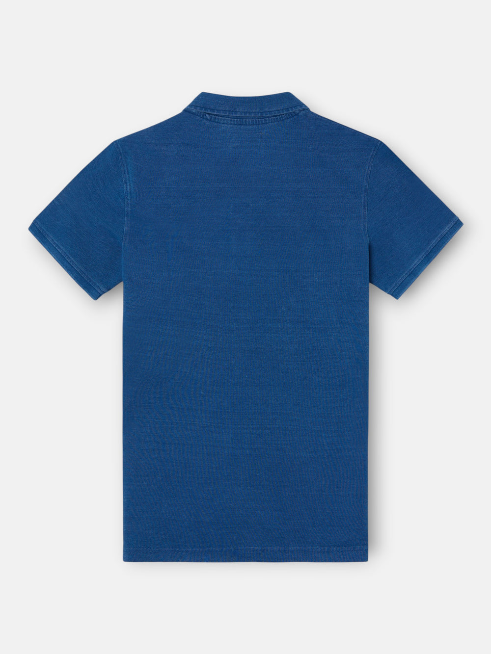 Polo manga corta style denim azul claro