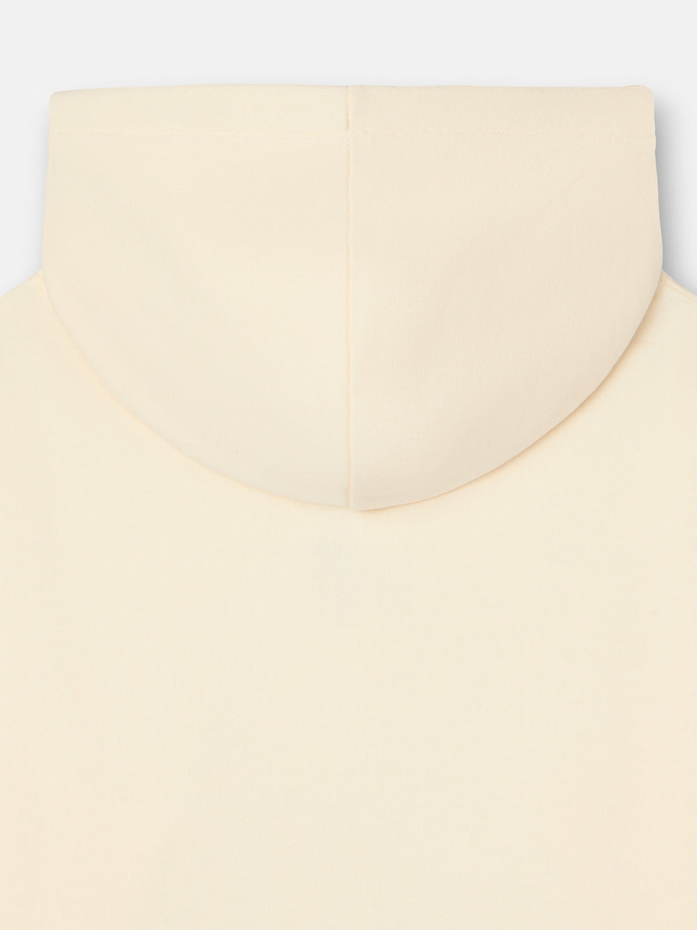 Sudadera capucha Silbon raqueta media crema