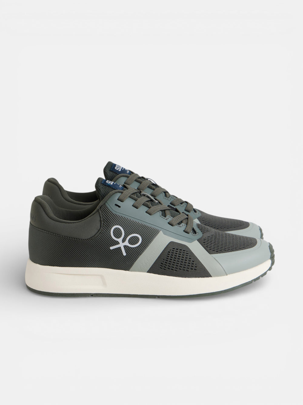 Zapatilla slice runner verde oscuro