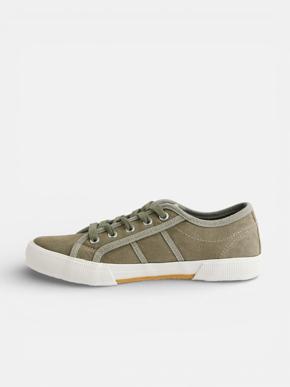 Zapatilla denim verde