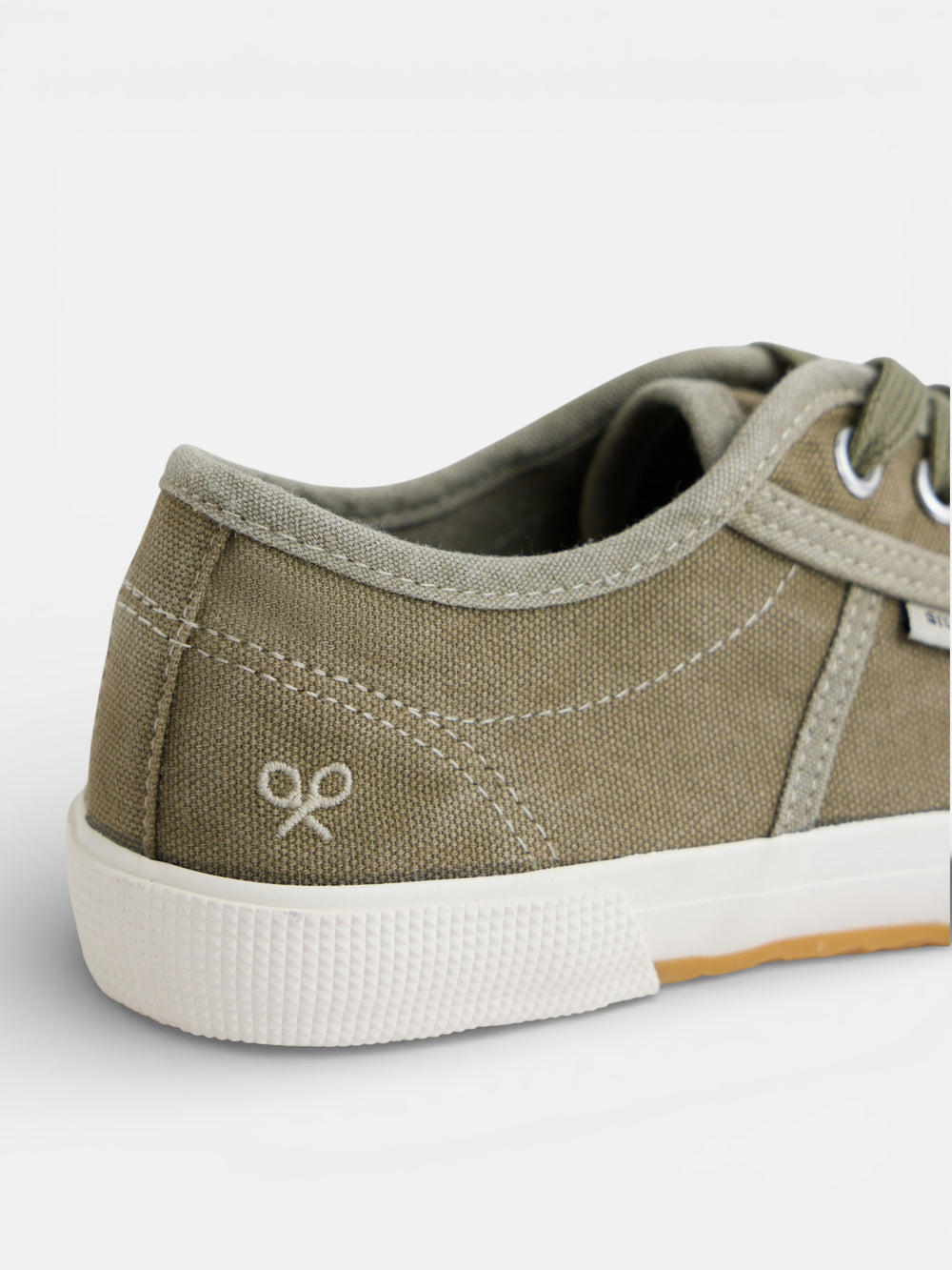 Zapatilla denim verde