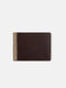 Cartera detalle étnico piel marron
