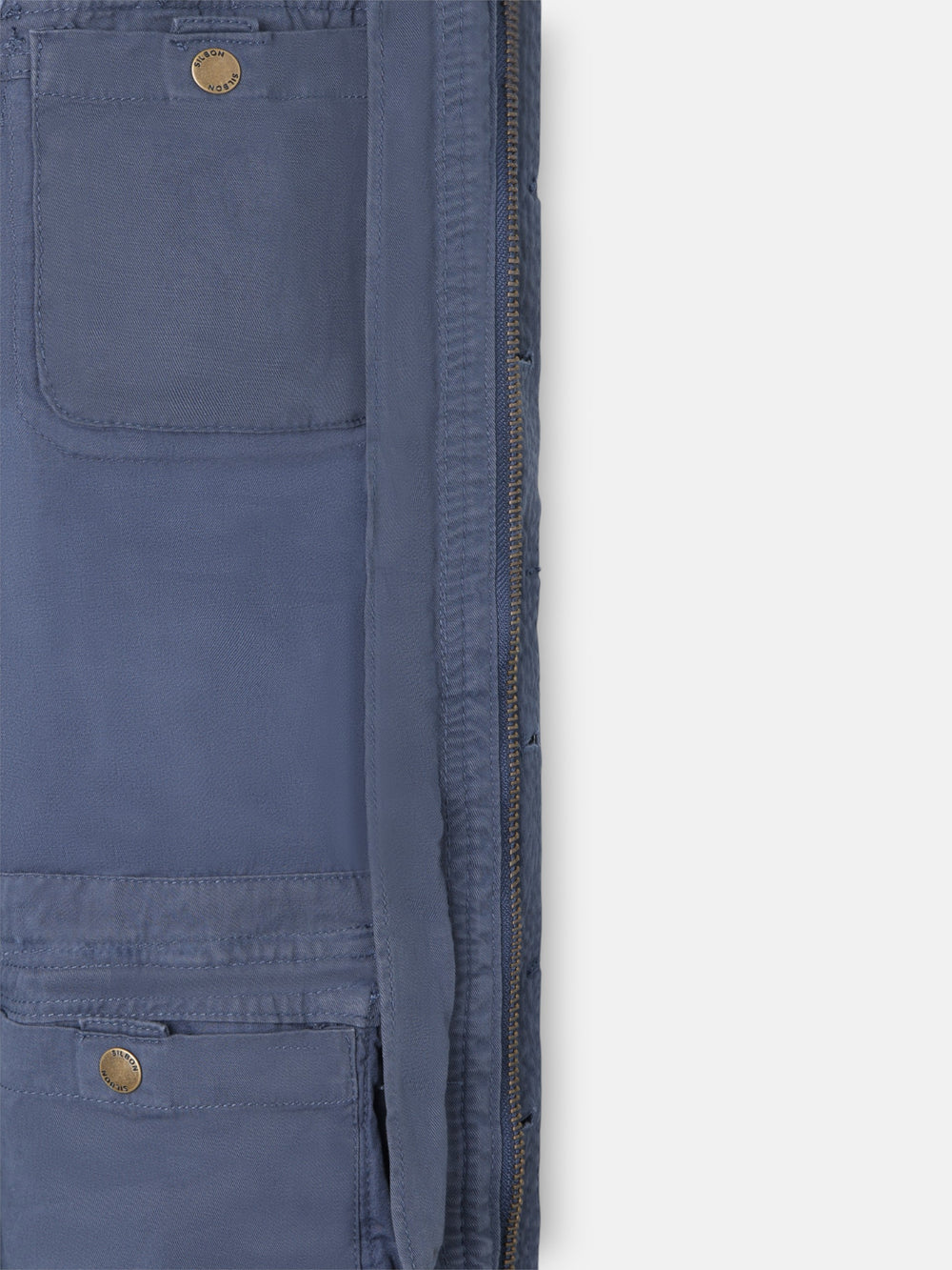 Parka parches azul marino