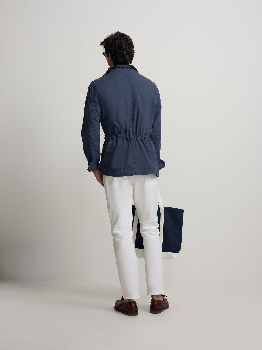Parka parches azul marino