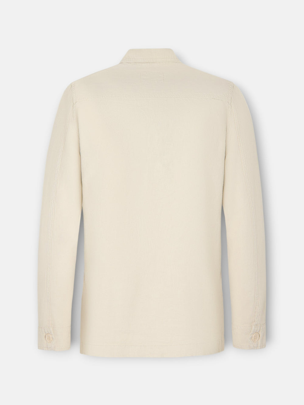 Surchemise en lin beige moyen
