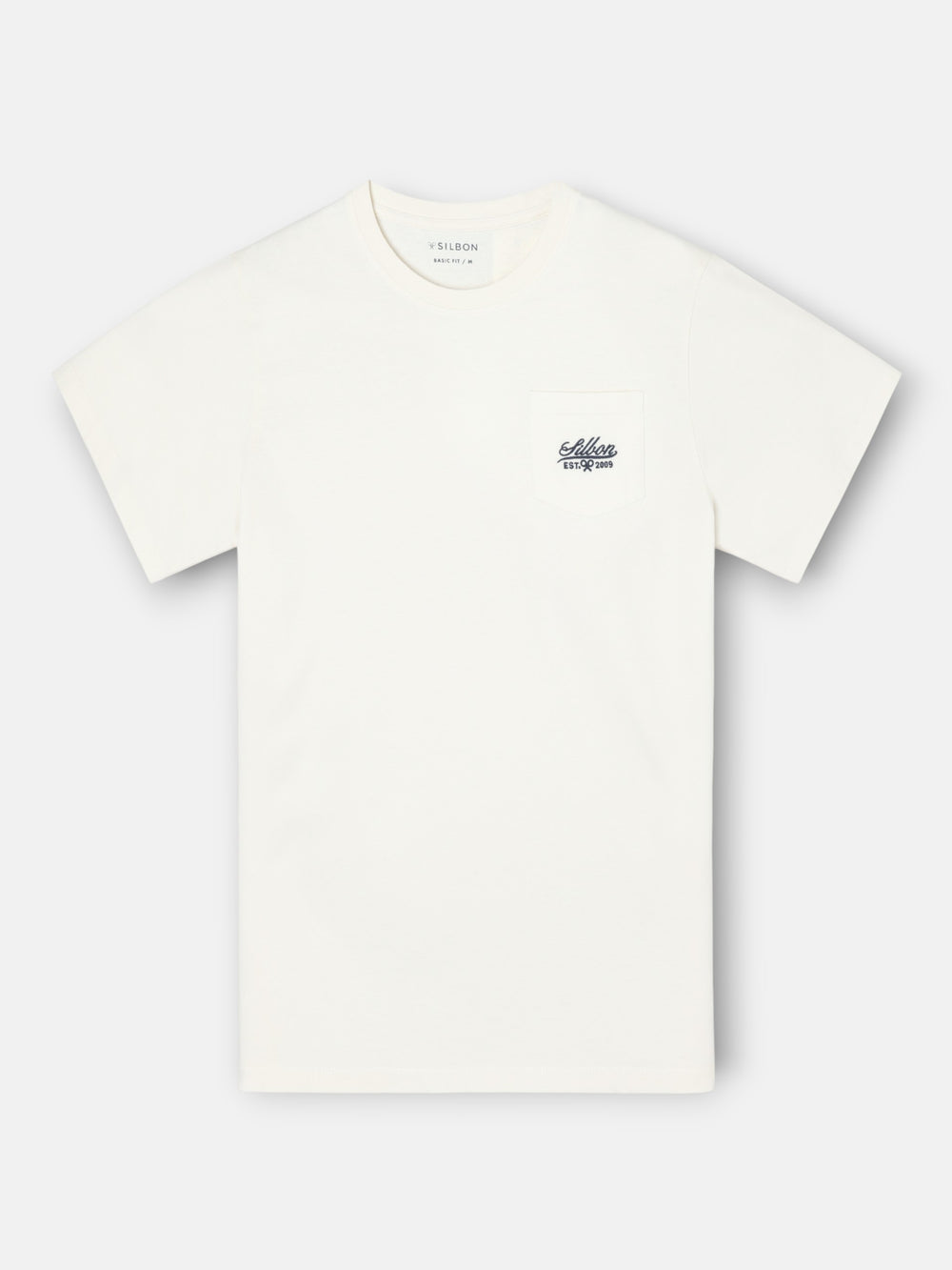 T-shirt bolso garment dye branco