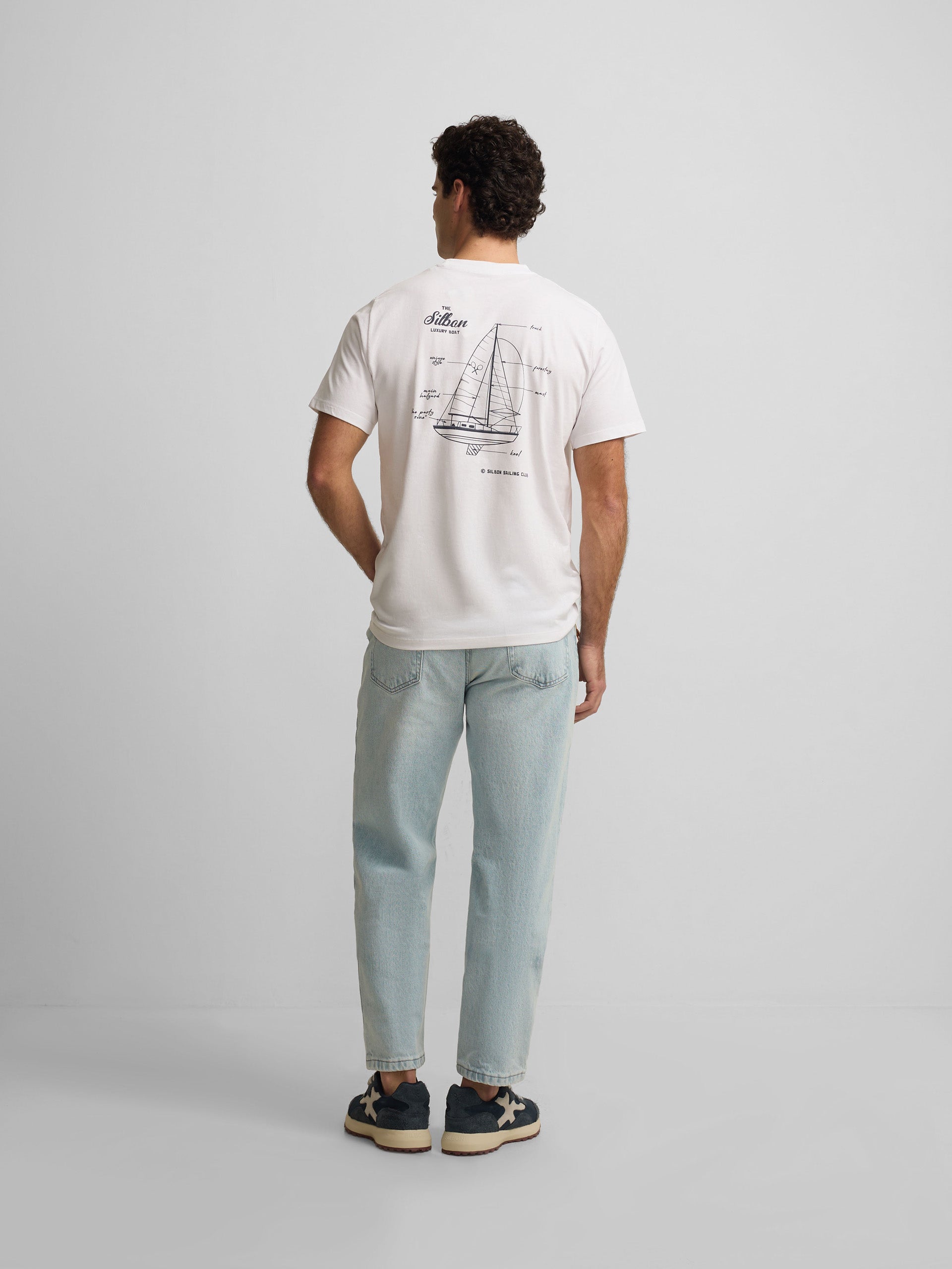 T-shirt de luxe bateau blanc