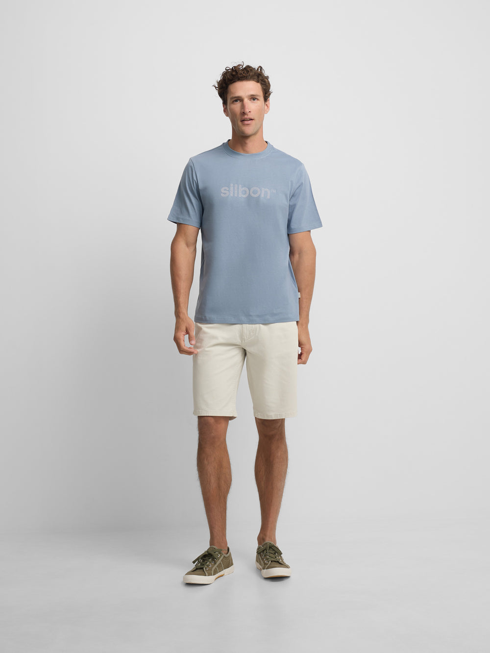 Camiseta Silbon flock azul indigo