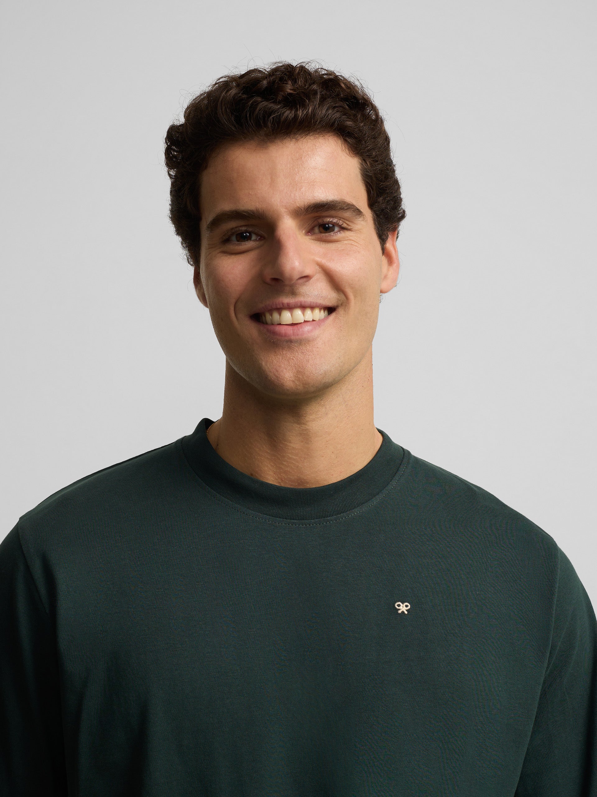 Camiseta special fit silbon plans verde oscuro