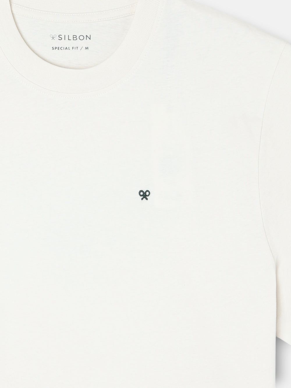 Camiseta special fit silbon plans creme