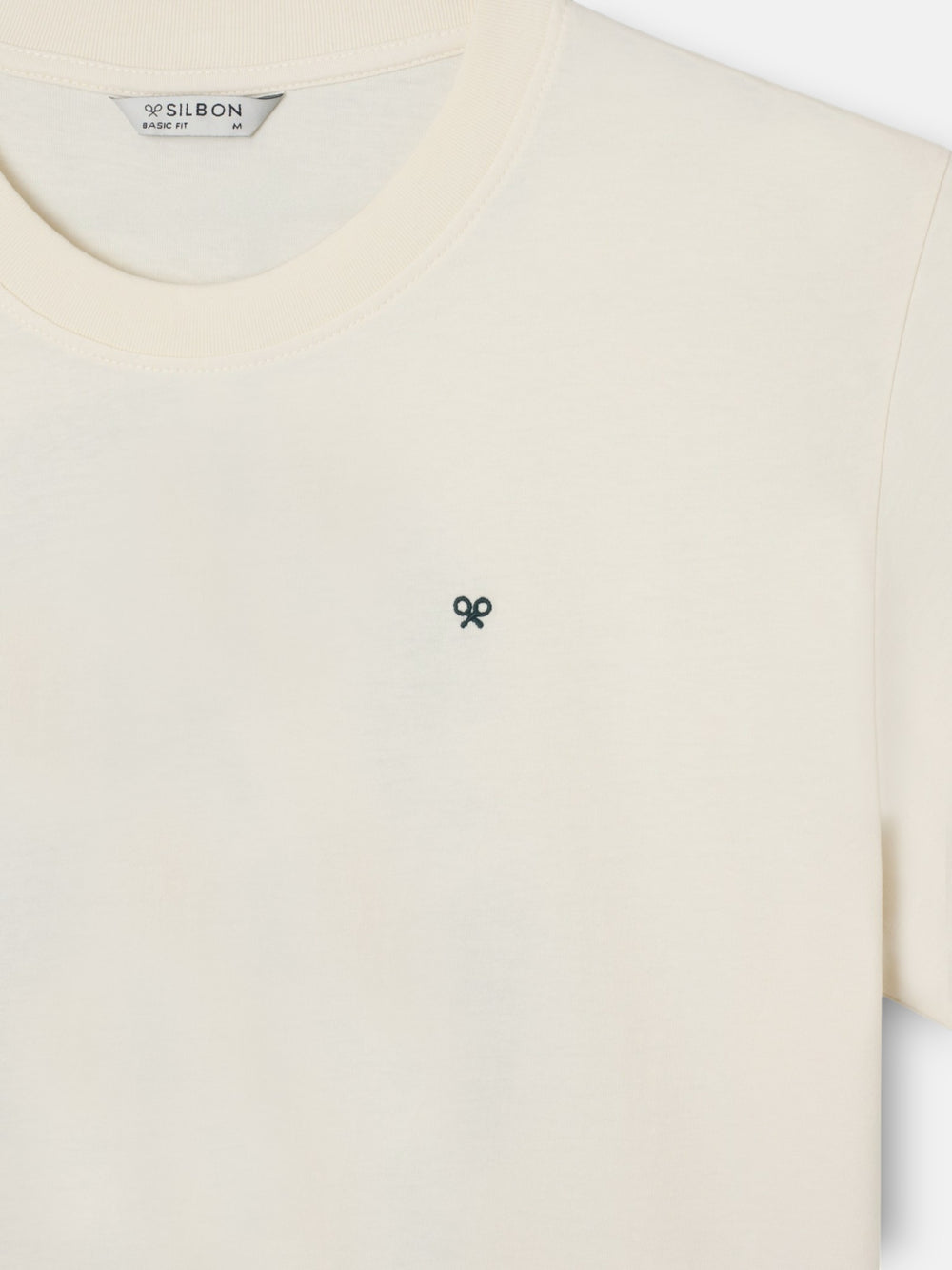 Camiseta Silbon country house crema