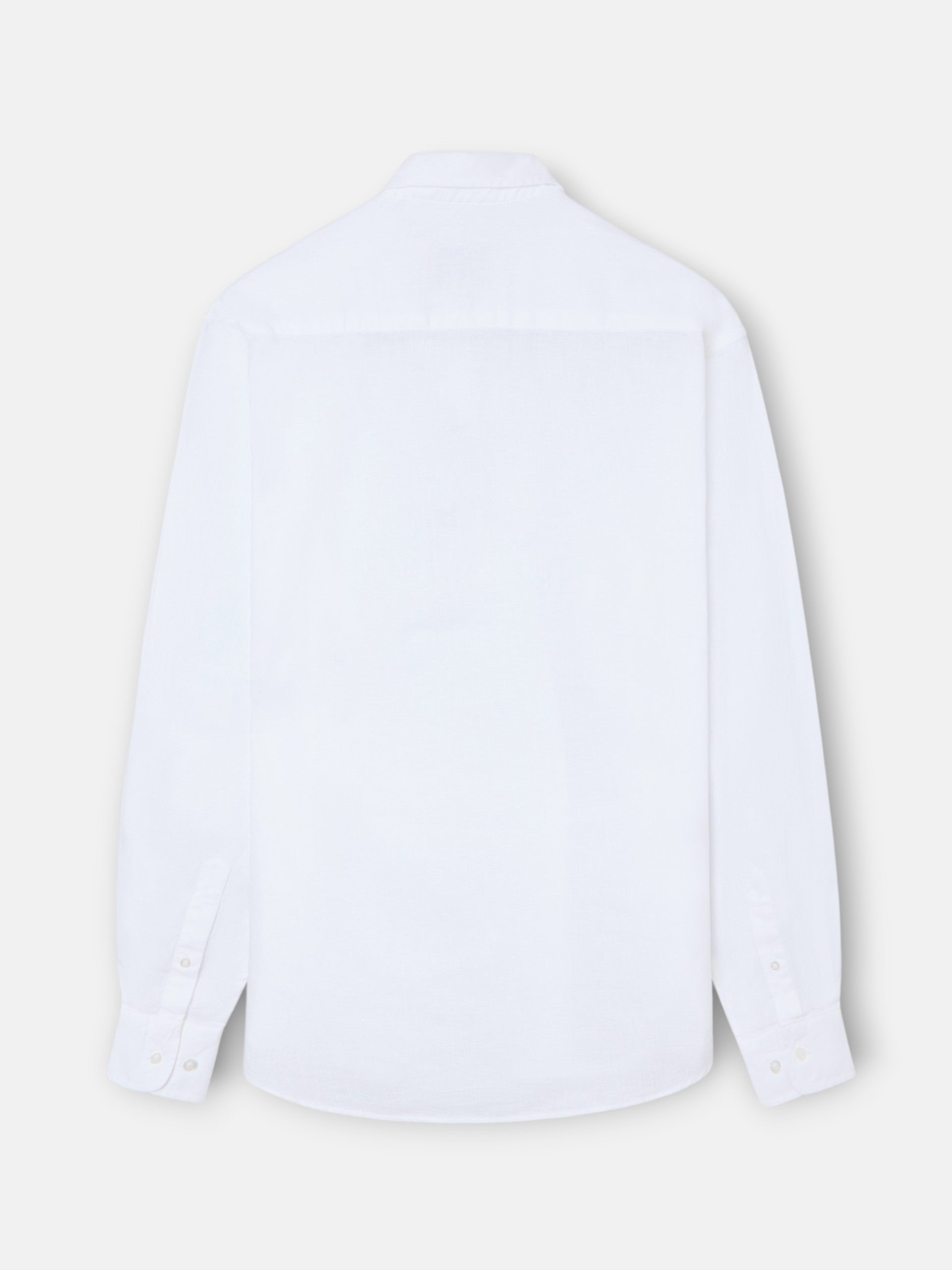 Chemise sport en lin blanche