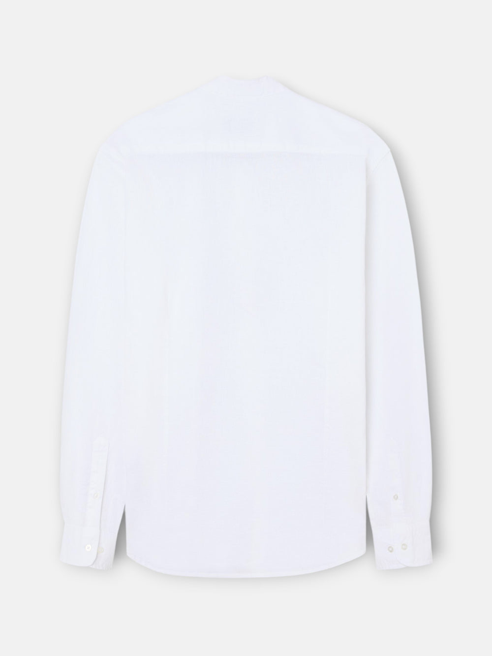 Camisa sport cuello mao blanco