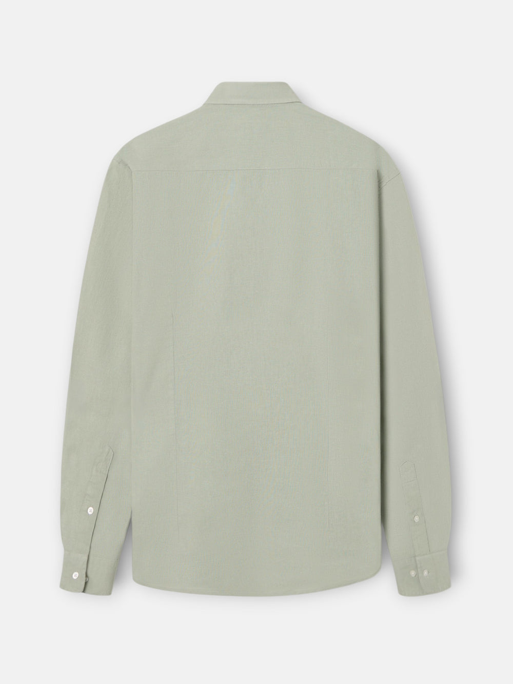 Camisa sport lino verde medio