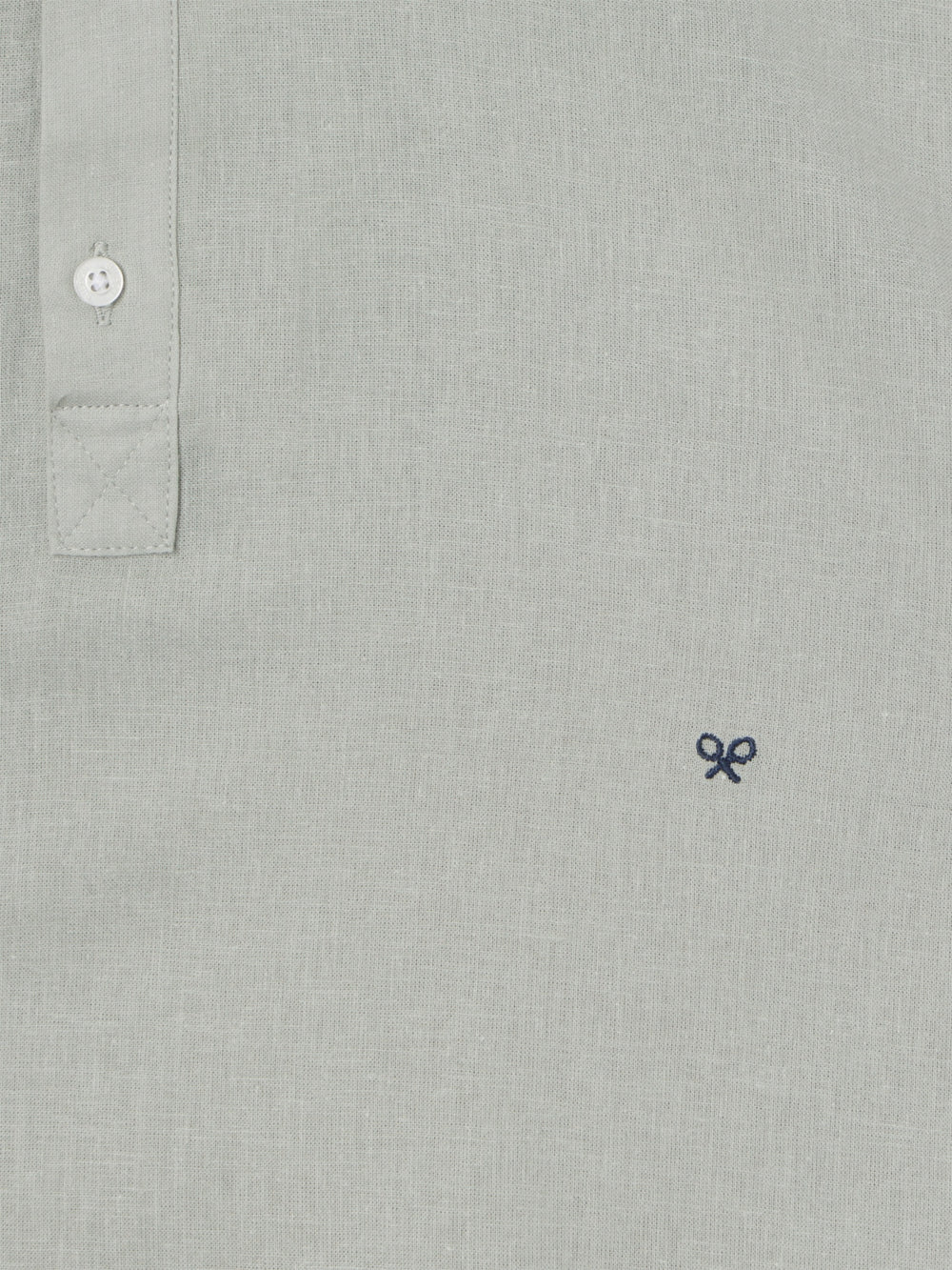 Polo sport en lin vert moyen