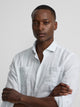 Guayabera sport lino rayas verdes