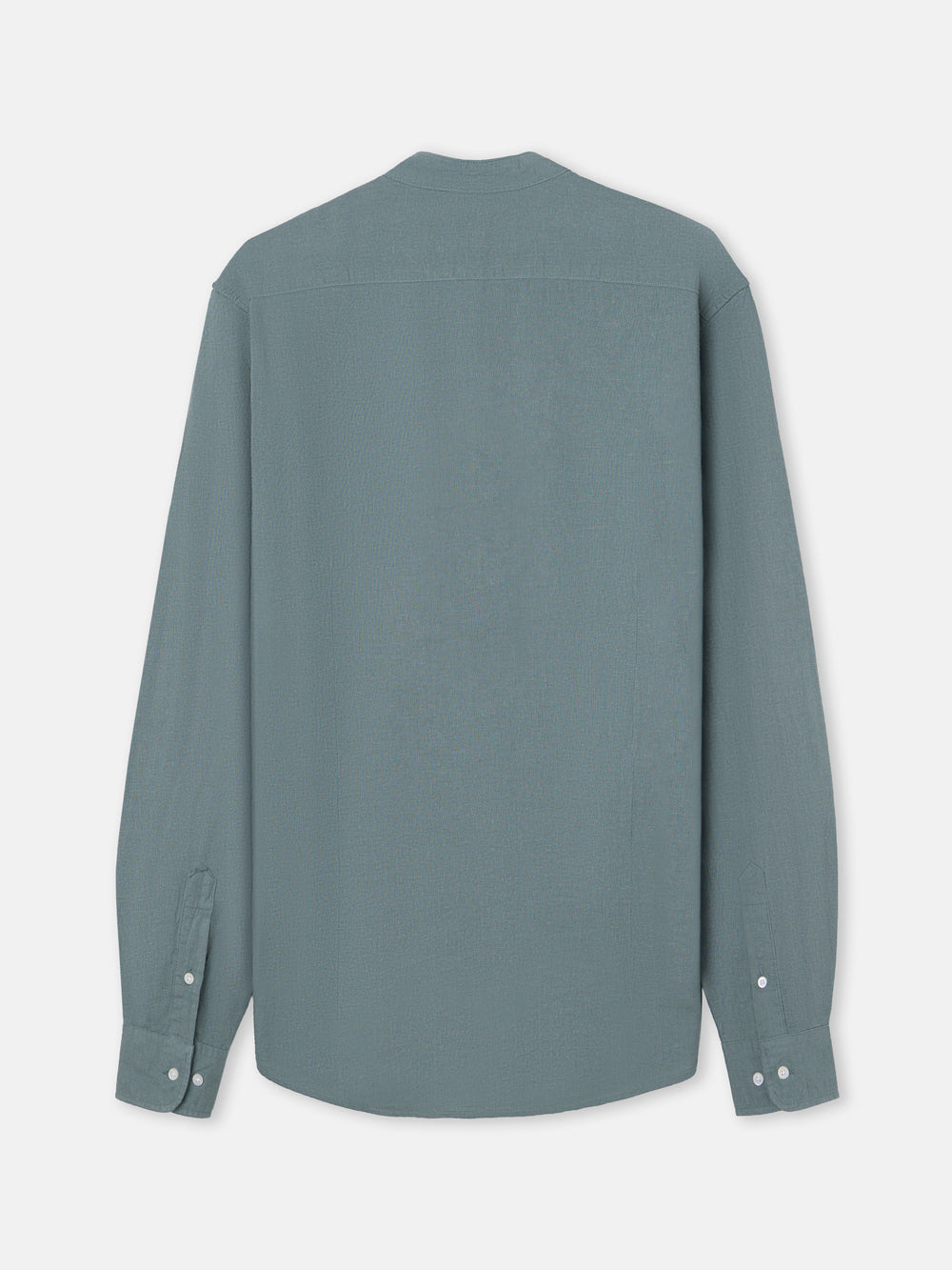 Camisa sport cuello mao verde