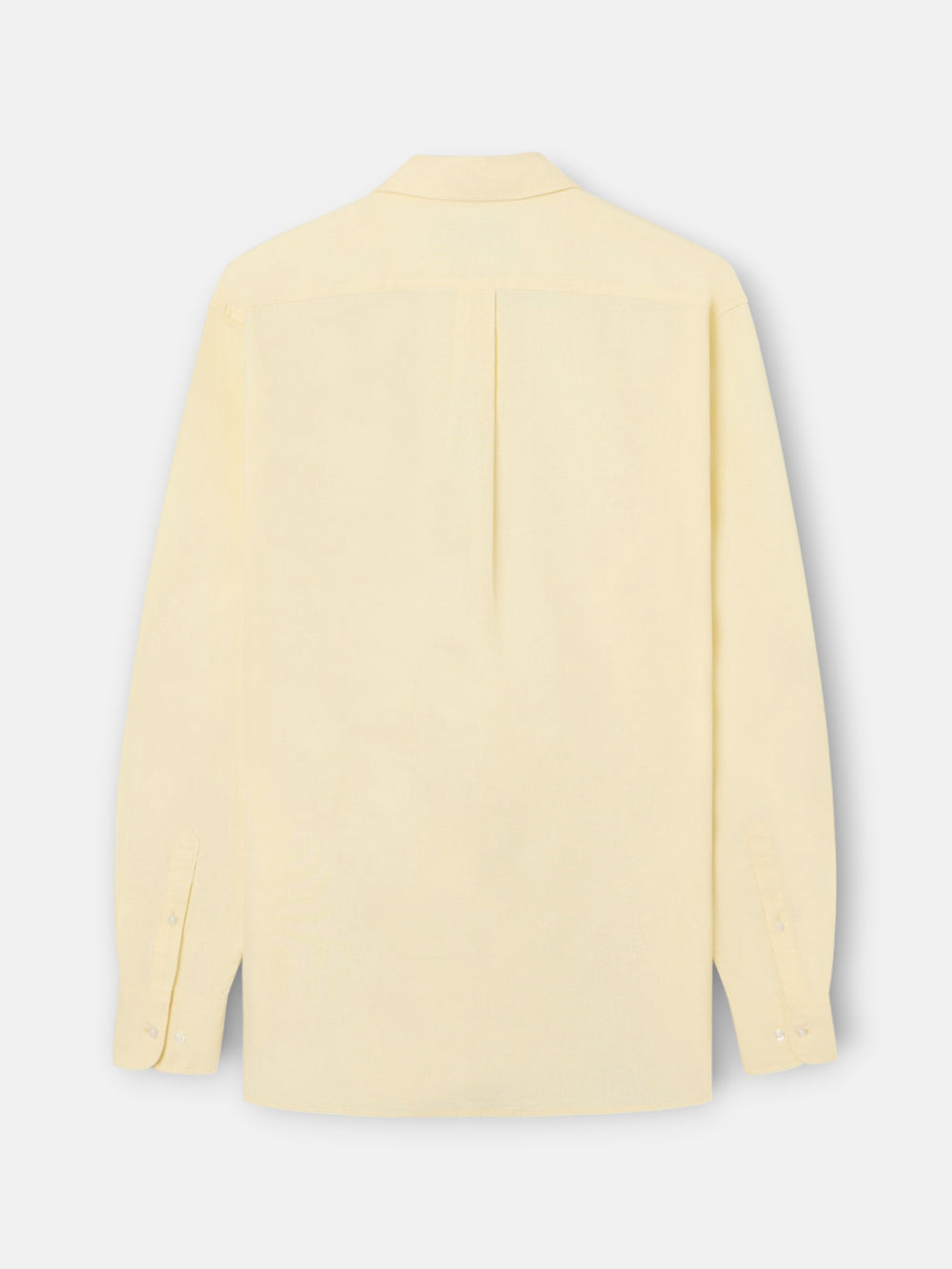 Polo sport en lin jaune