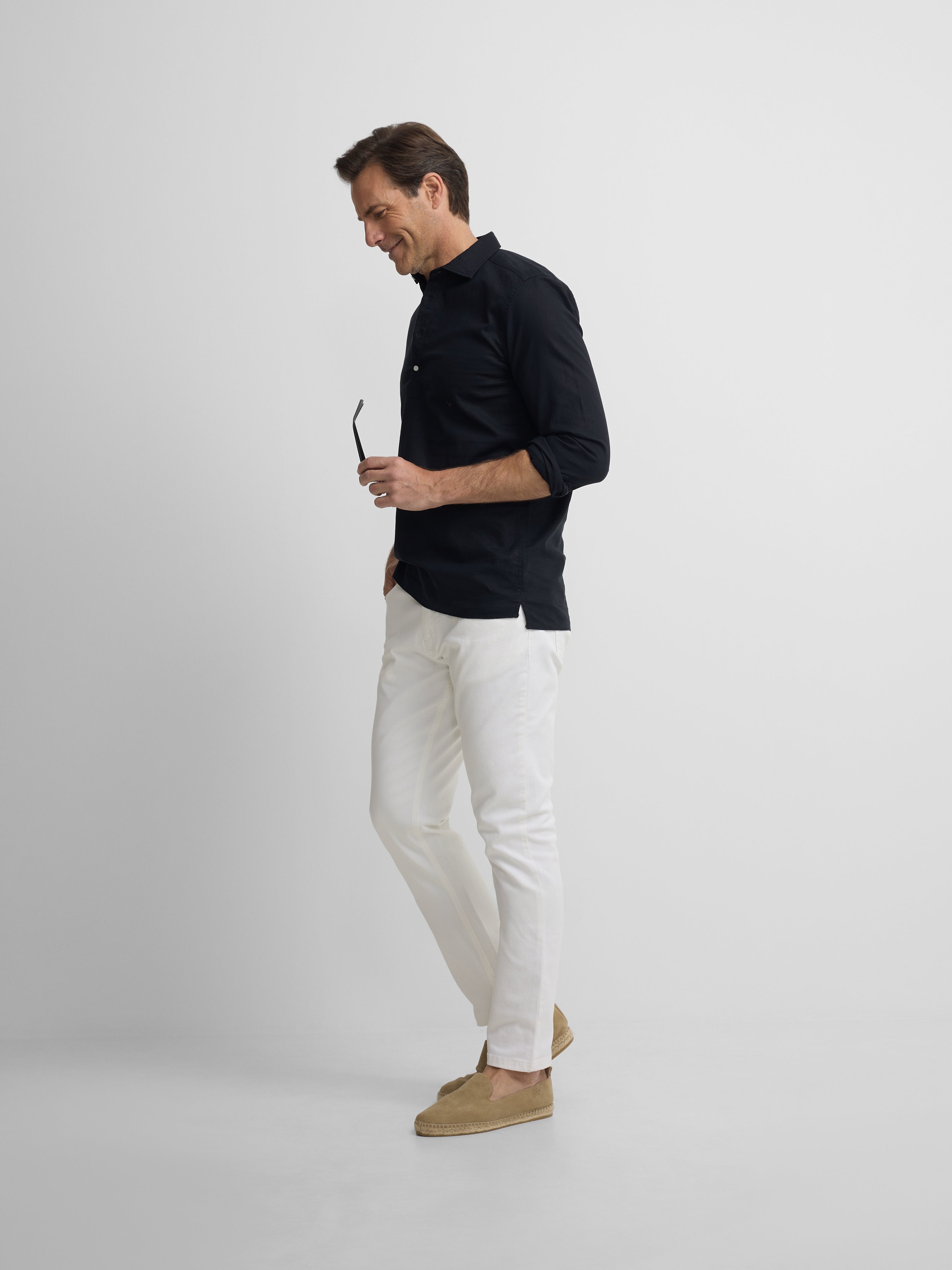 Polera sport lino negro