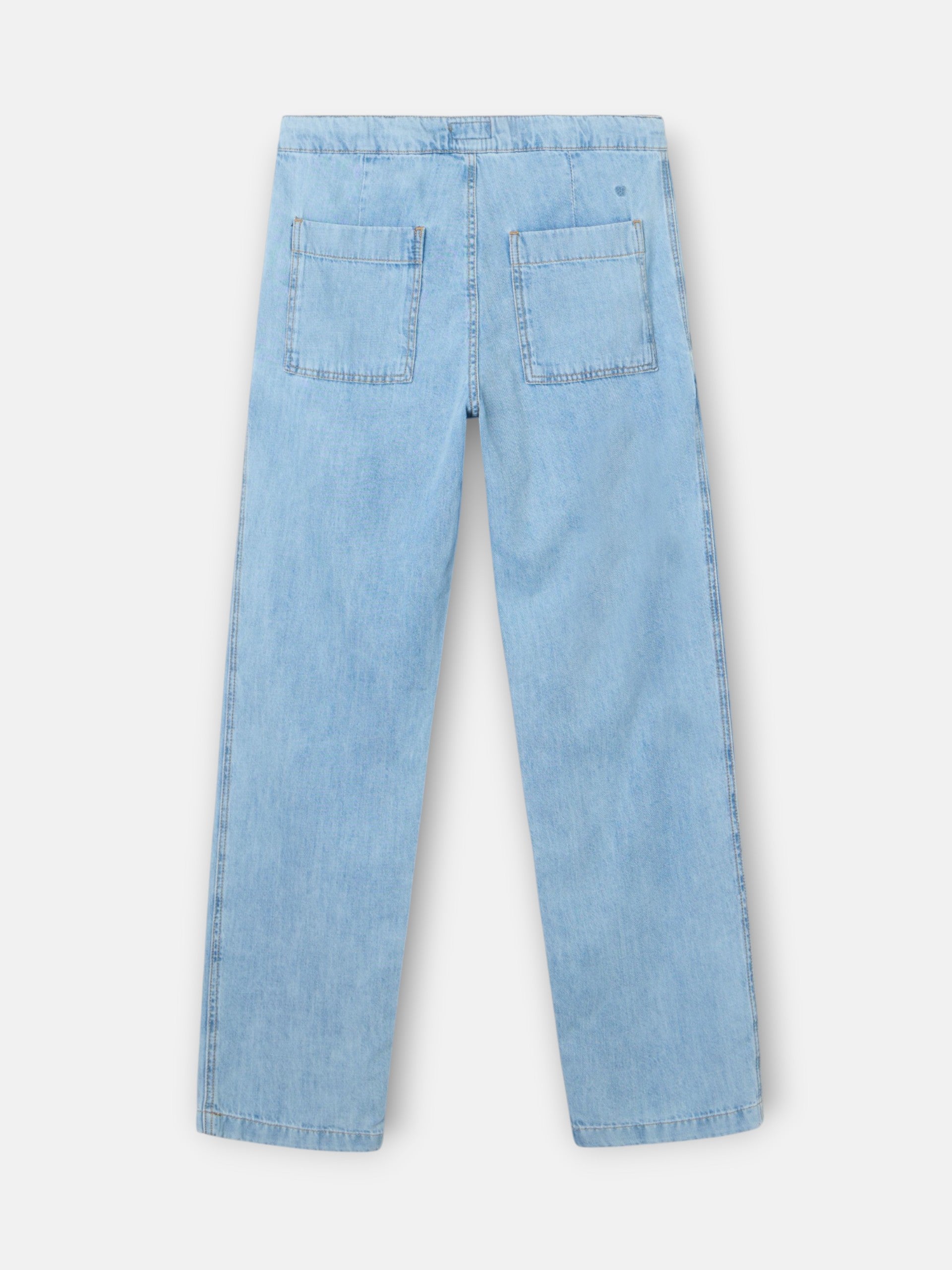 Pantalon jogger denim azul claro